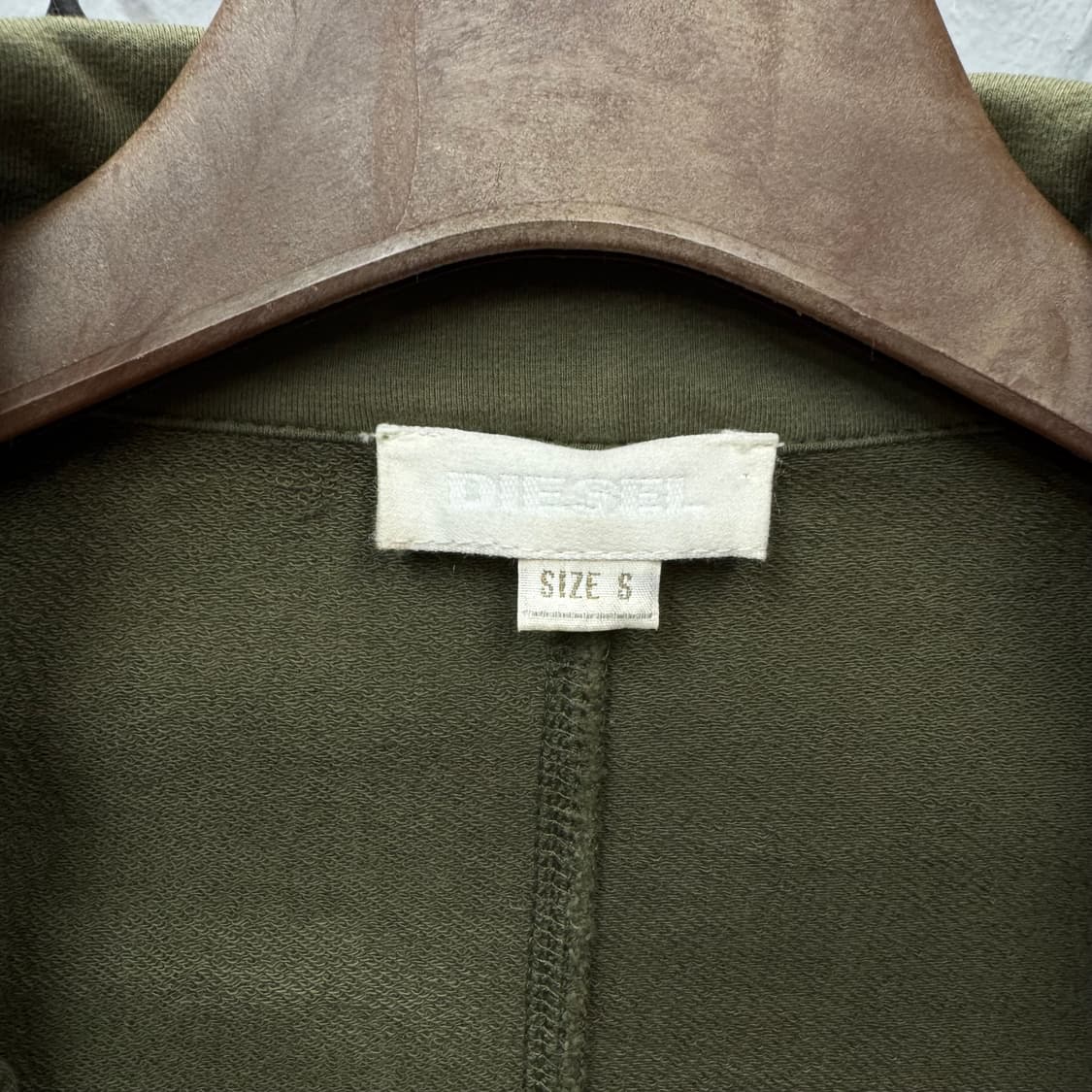 00s 디젤 퍼프 소매 블레이저 전면 투포켓 포인트 카키 상품이미지6