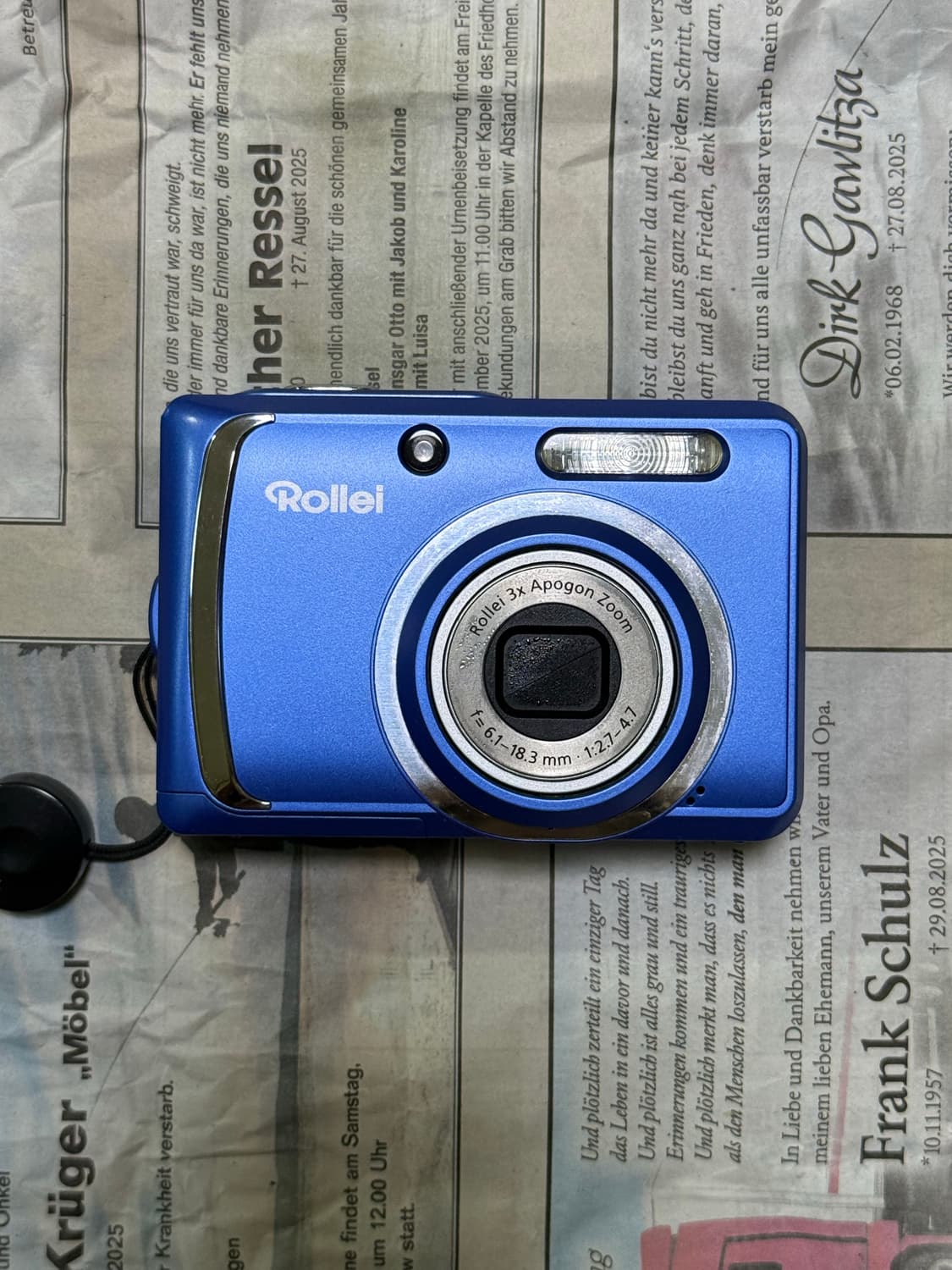 초레어!!) Rollei compactline 90 blue 디카 상품이미지2