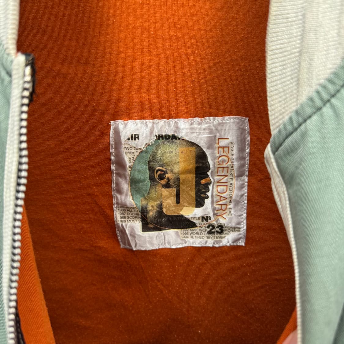 나이키 X AJ23 에어조던 베스트 후면 레터링 로고 포인트 카키 상품이미지7