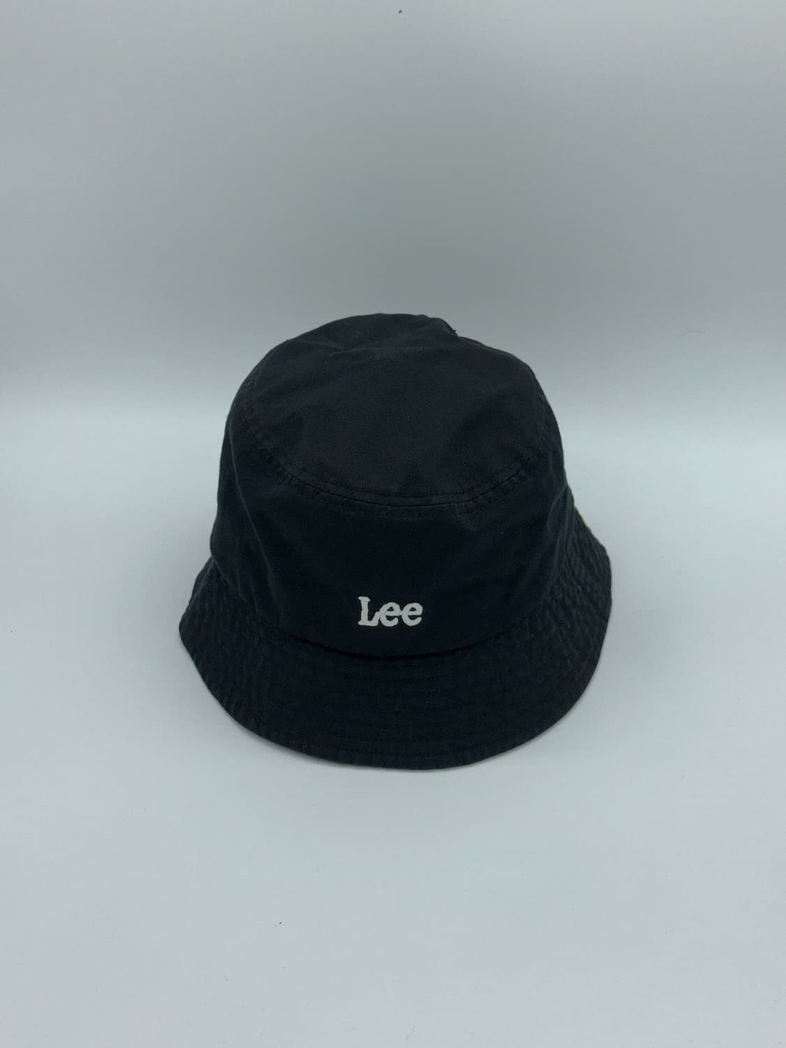 [M] Lee 리 로고 블랙 버킷햇 모자 상품이미지1