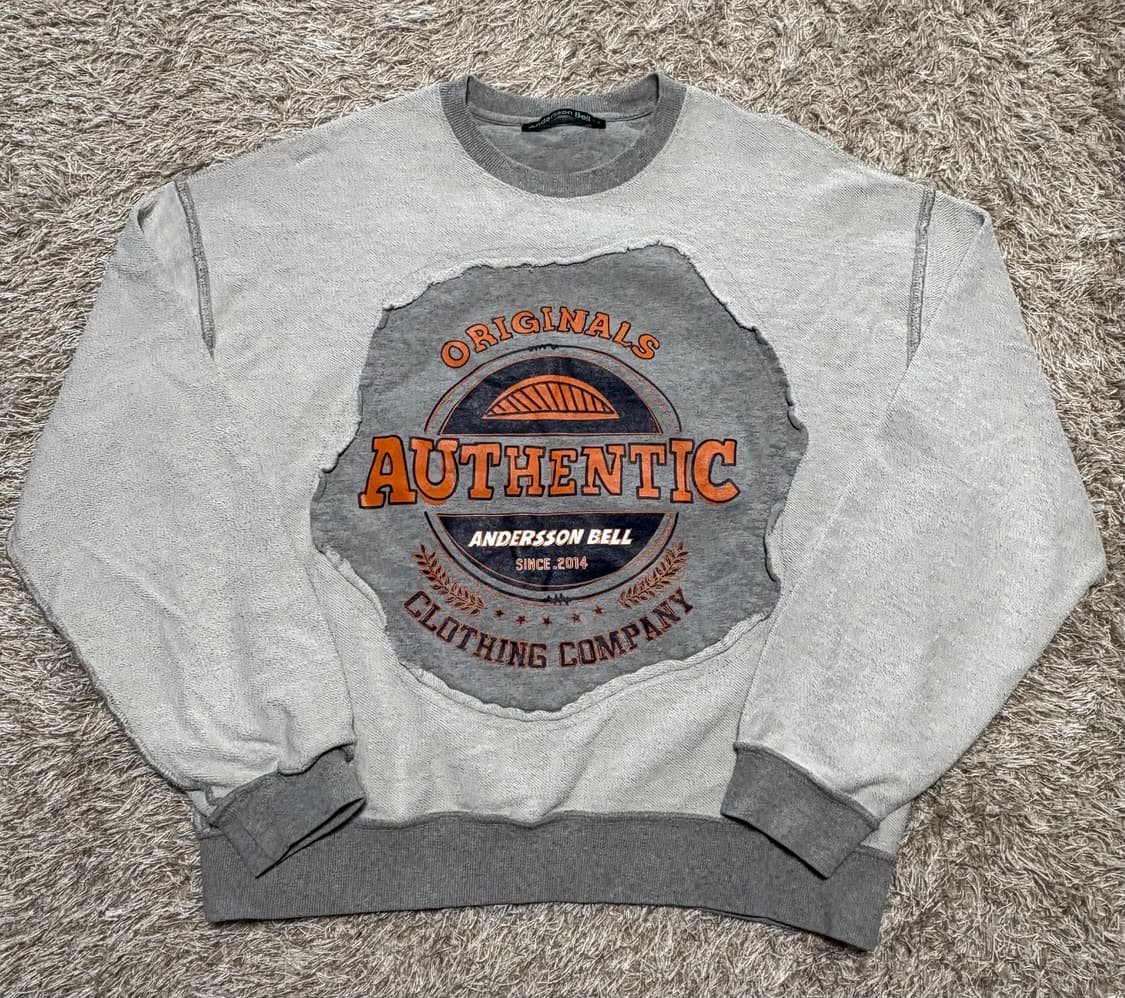 앤더슨벨 어센틱 로고 스웻셔츠 M 상품이미지6