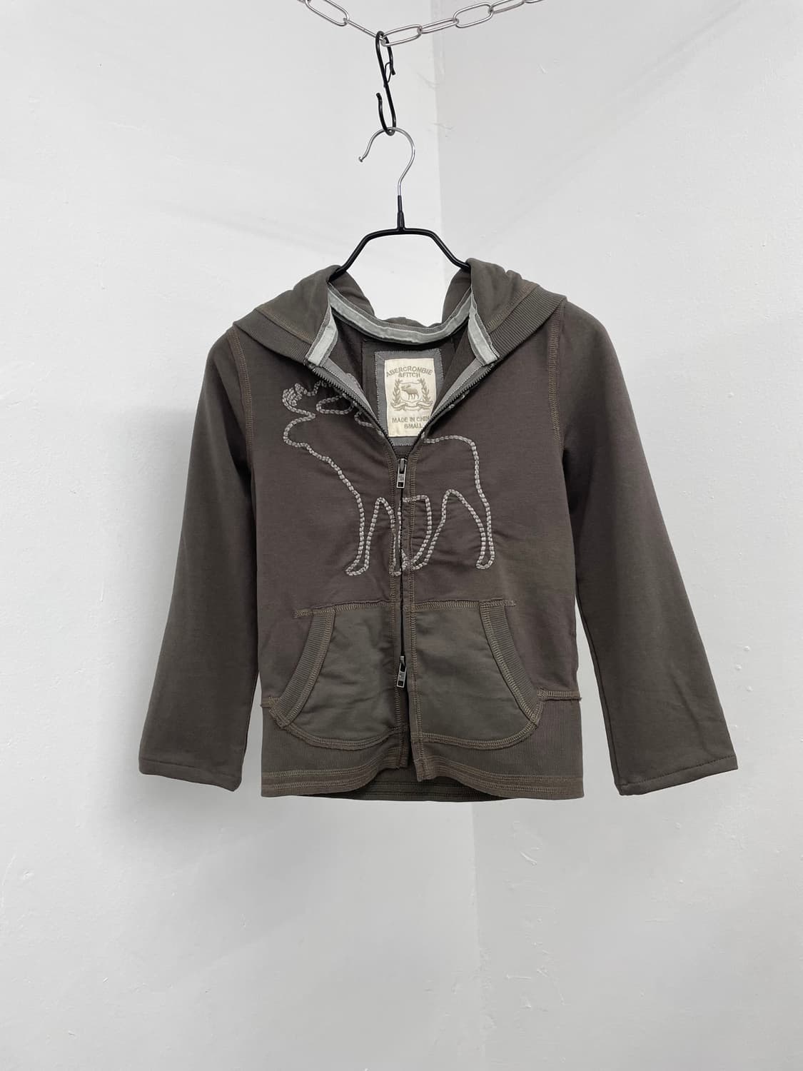 아베크롬비 자수 스티치 2way 집업 상품이미지2