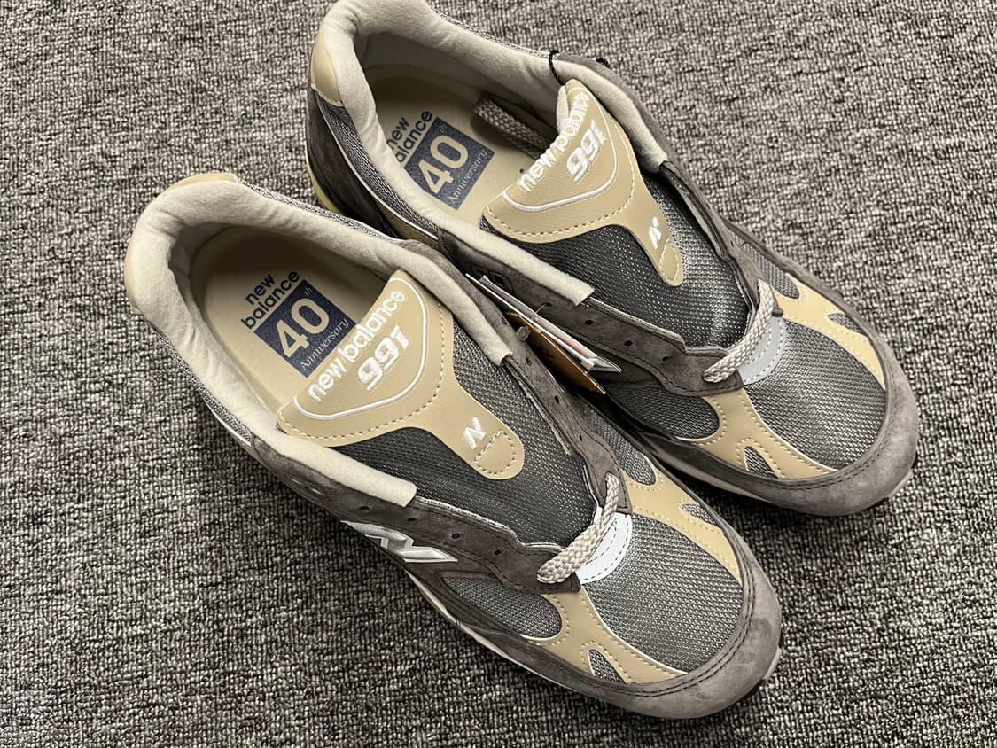 [260,280] 뉴발란스 991 그레이 메이드인UK 40주년 새제품  상품이미지3