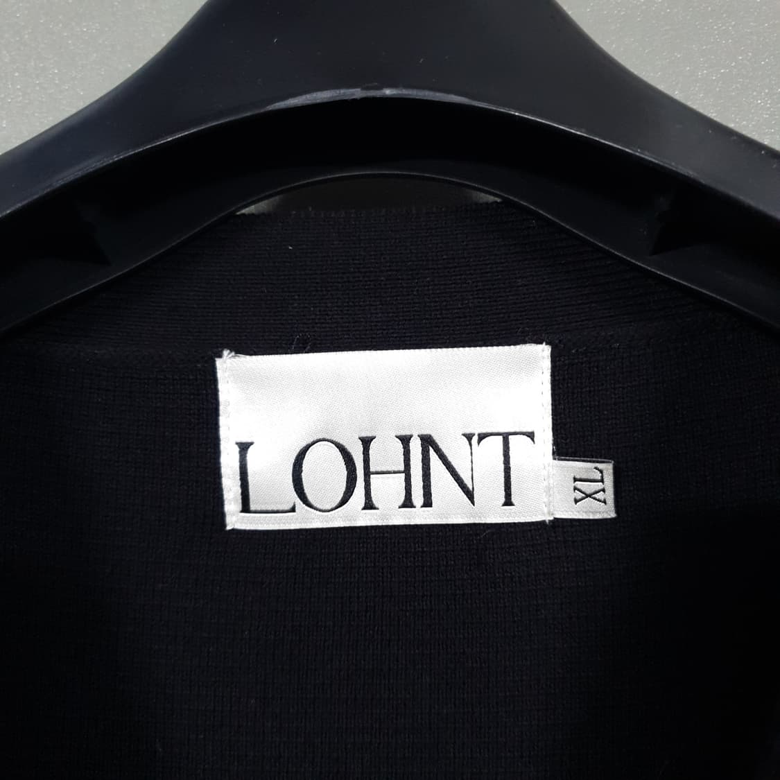 론트 X 깡 스타일리스트 한정판 콜라보 파인 코튼 가디건 블랙 XL 상품이미지7