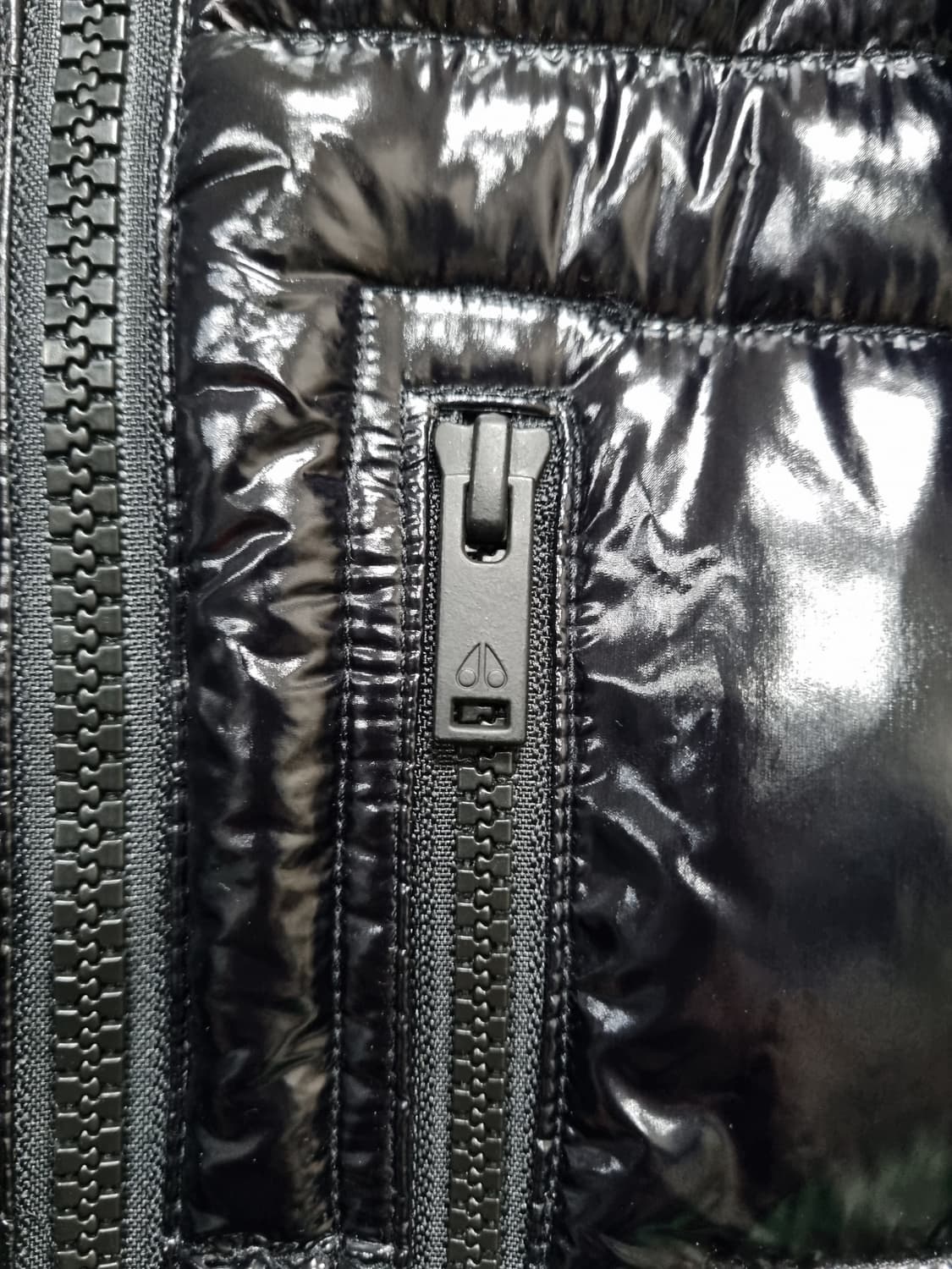 무스너클 남성 두갈드 2.0 샤이니 블랙 패딩자켓 상품이미지5