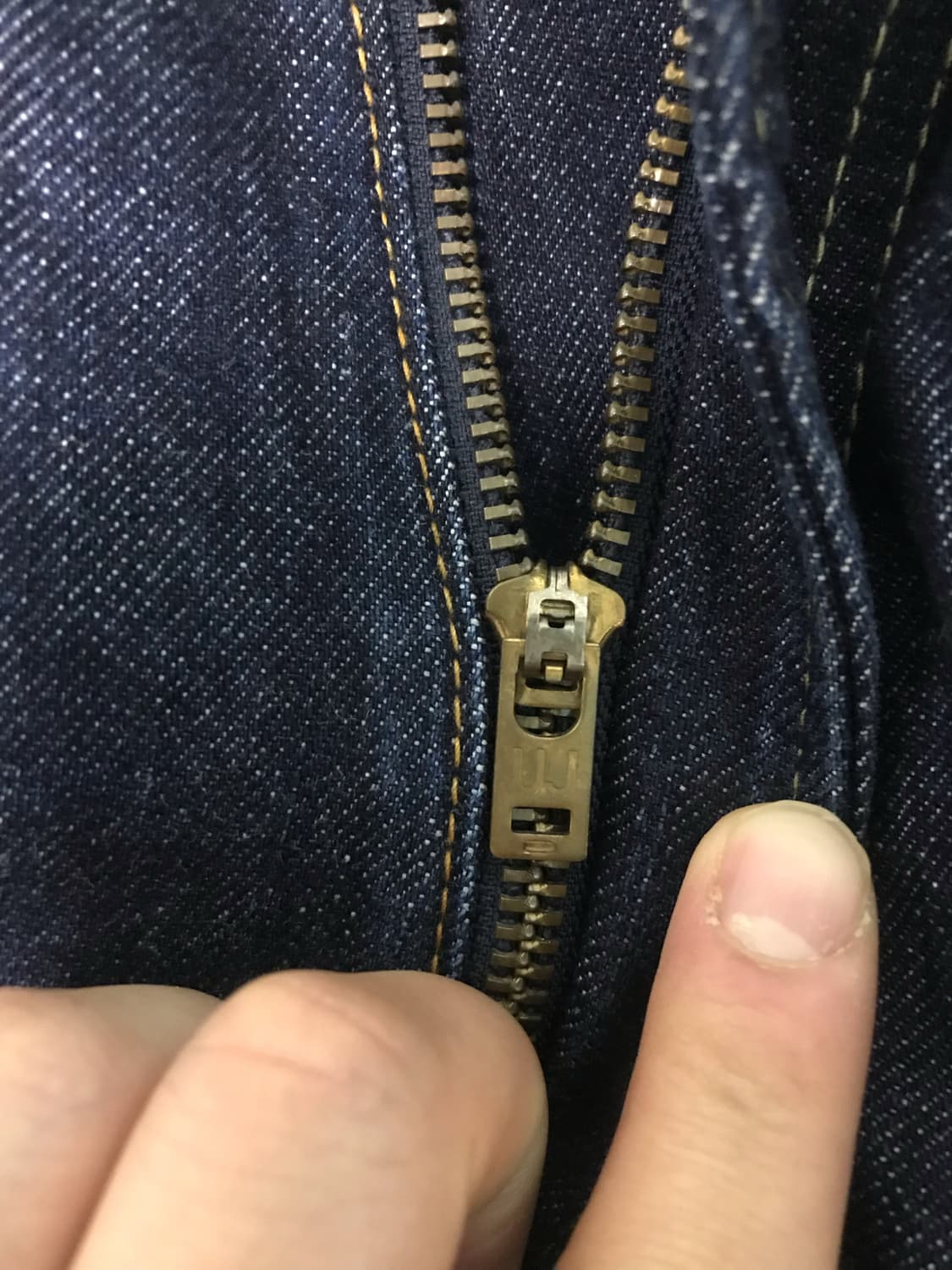 38) 올드 유니클로(2010 레드 uj라인) 레귤러 스트레이트 데님 상품이미지4