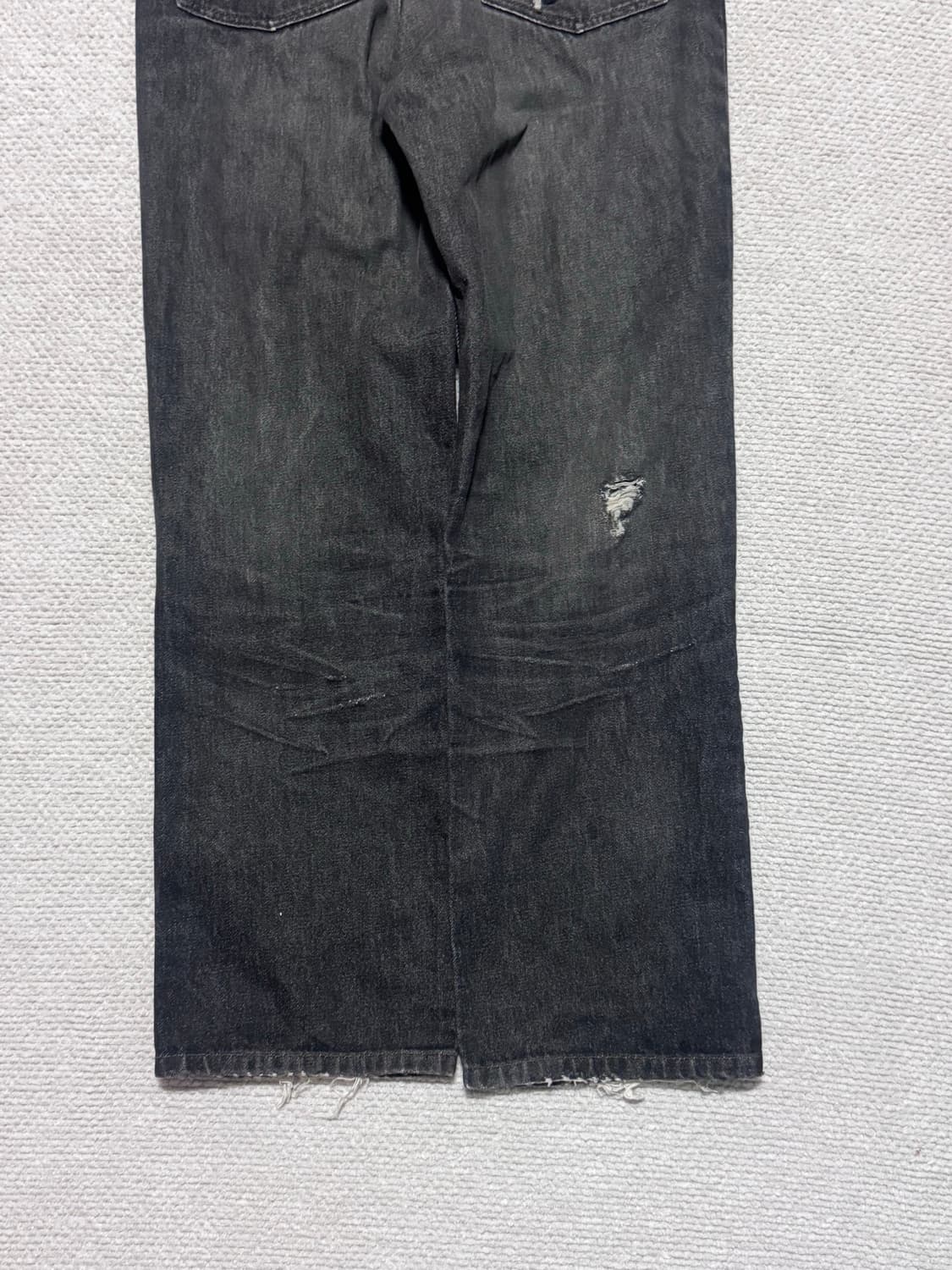 90s Japan 리바이스 오랜지탭 210 그레이 워싱 데님 31 상품이미지7