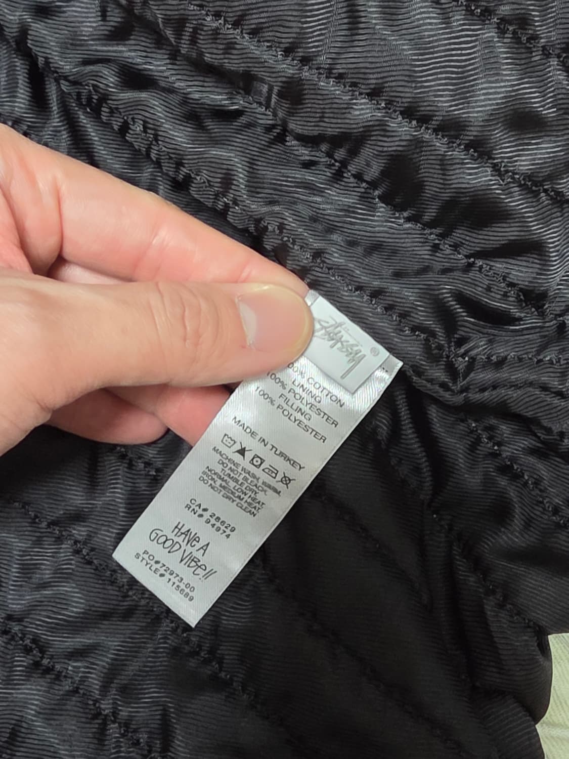 스투시 인슐레이티드 캔버스 워크 자켓 본 (M, 100-105) 상품이미지3