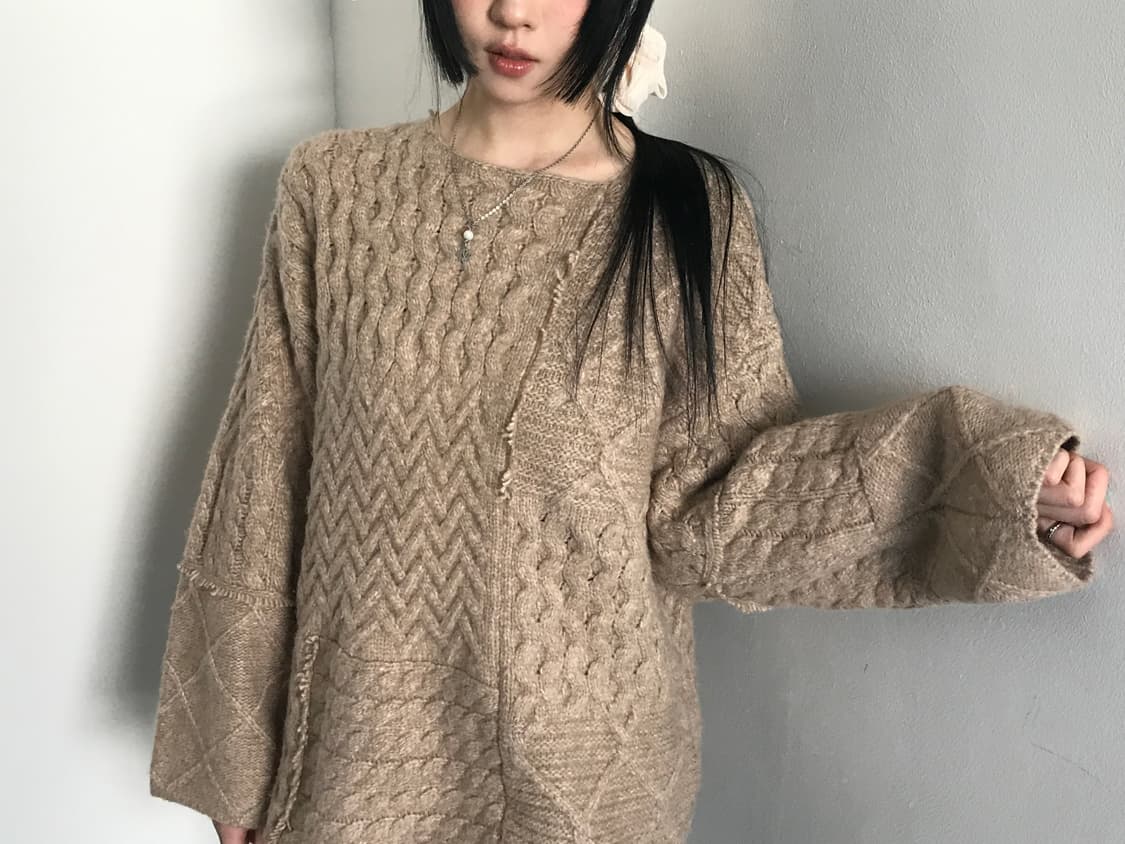 (Vintage)Vintage loose knit 상품이미지3