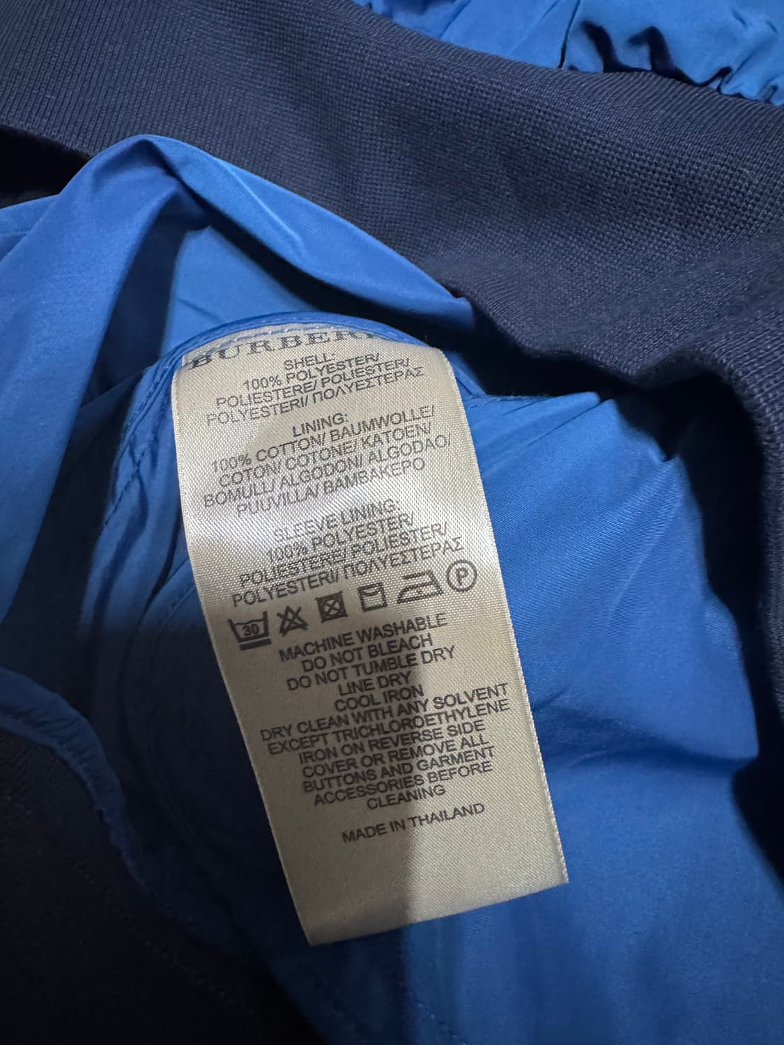 L 버버리 브릿 블루종 자켓 상품이미지10