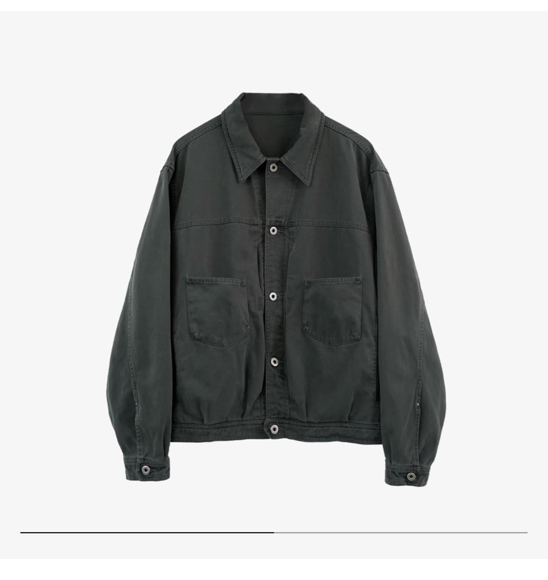 폴리테루 유즈드트러커 그린차콜 2사이즈 판매합니다 상품이미지1