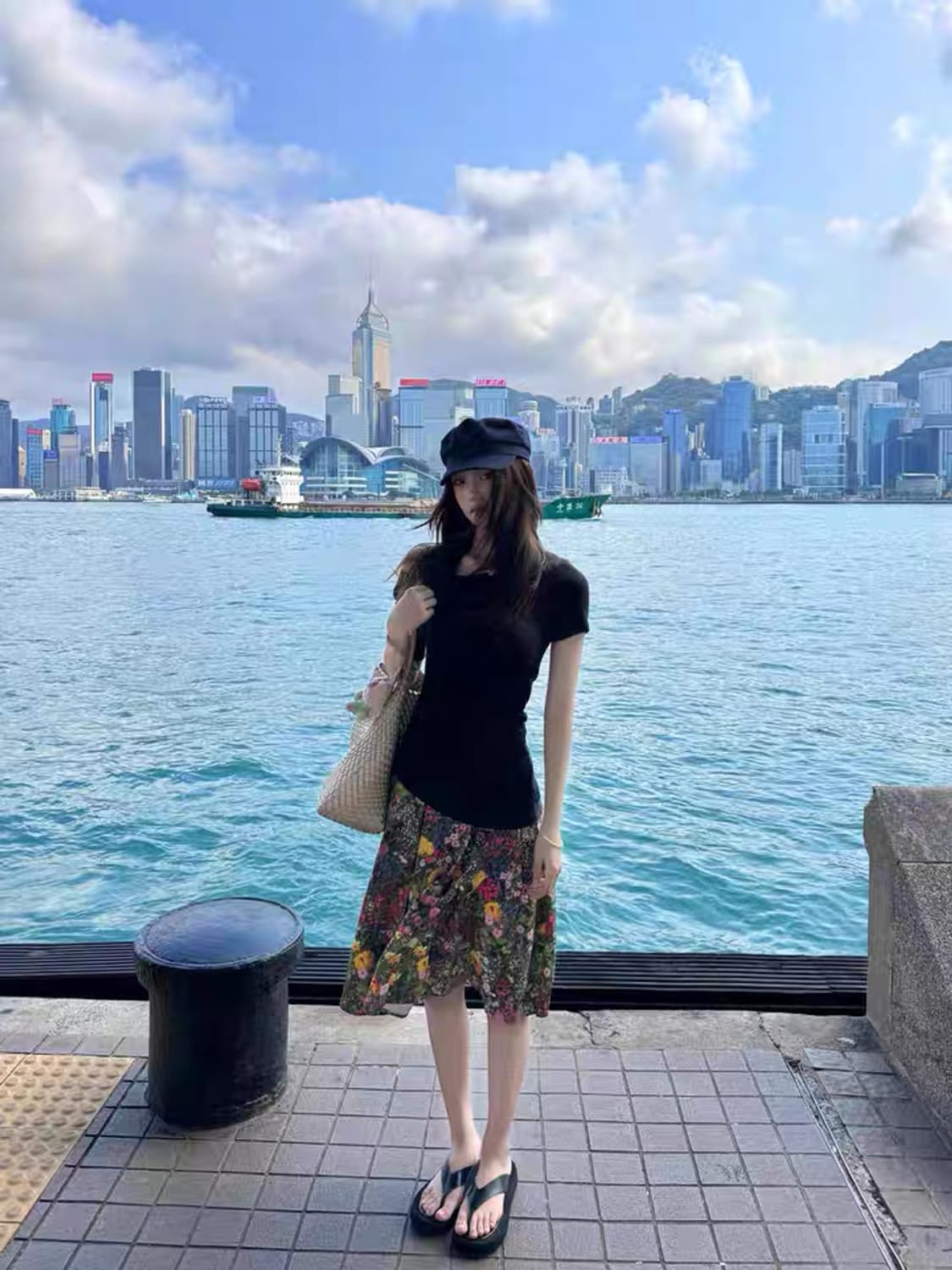 플라워 패턴 스커트 m 상품이미지2