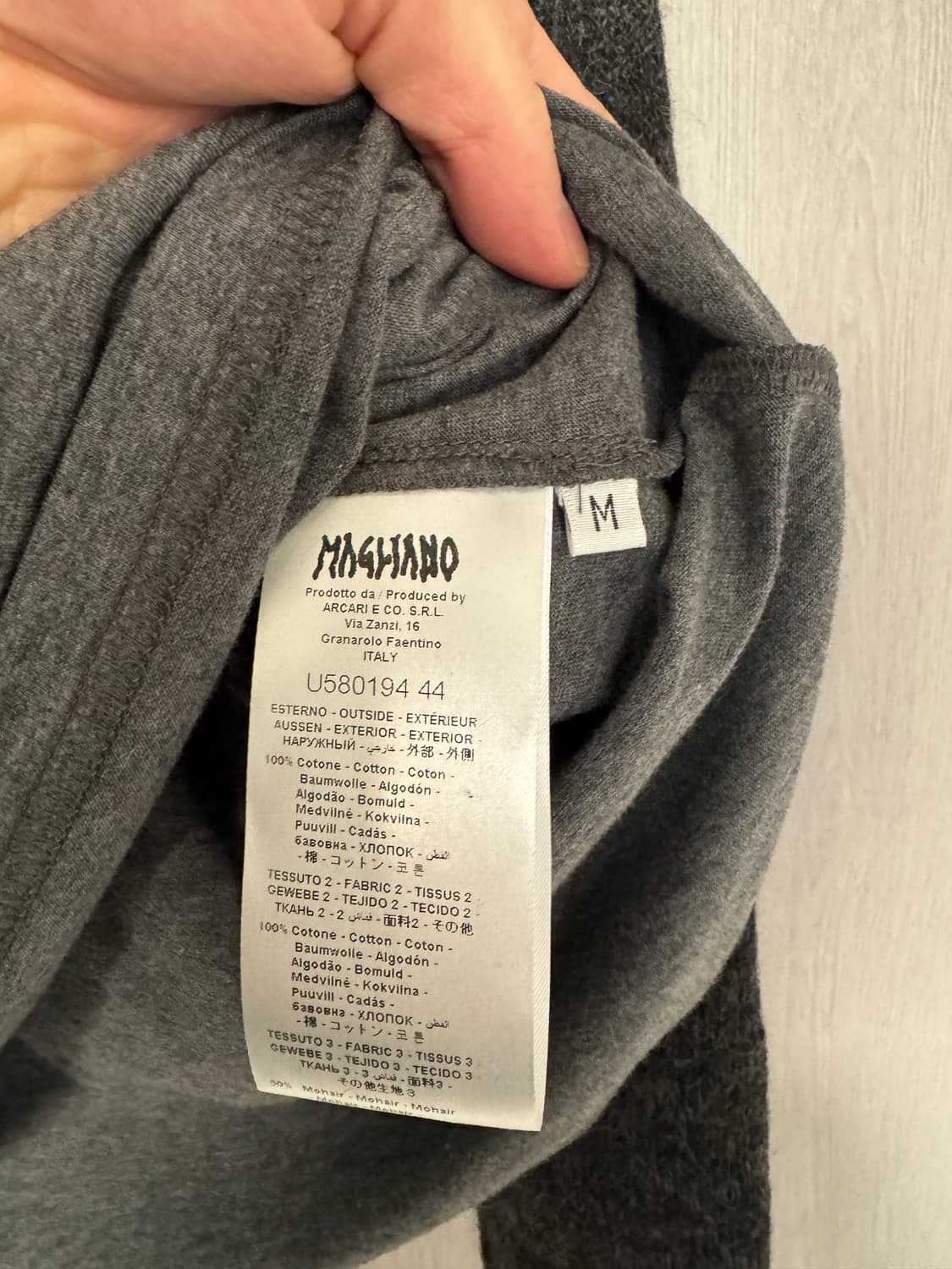 magliano 마리아노 트라우마 니트 롱슬리브 M 새상품 상품이미지4