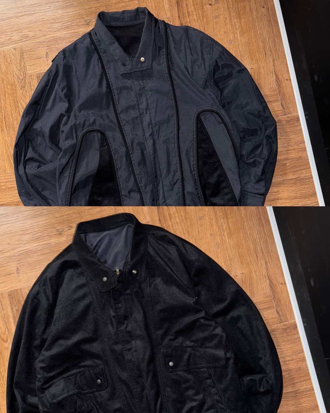 빈티지 리버시블 봄버자켓 상품이미지1