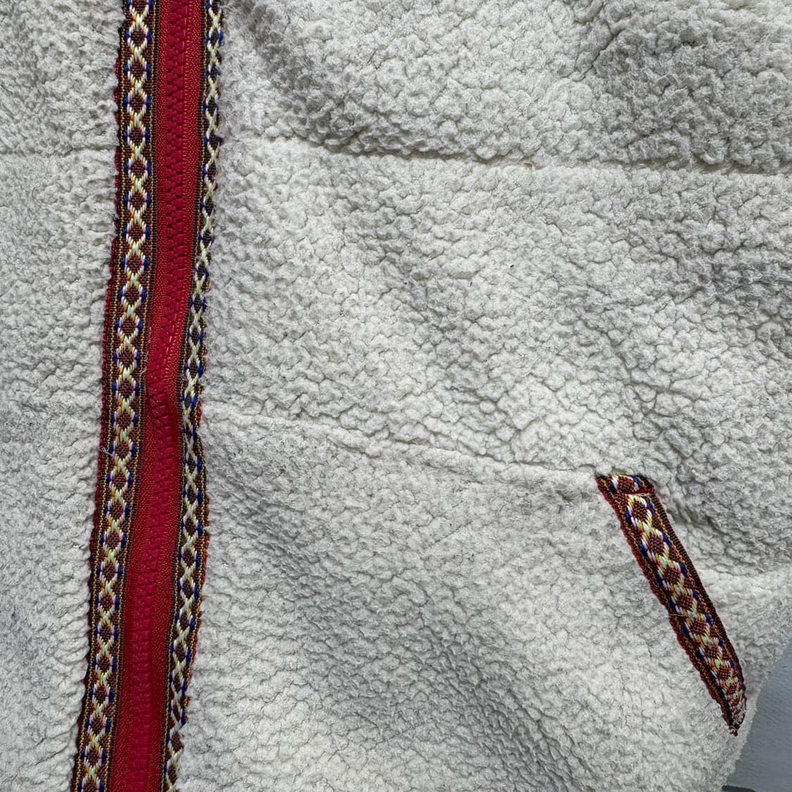 패턴 후리스 플리스 리버서블 후드 베스트 JPN 상품이미지6