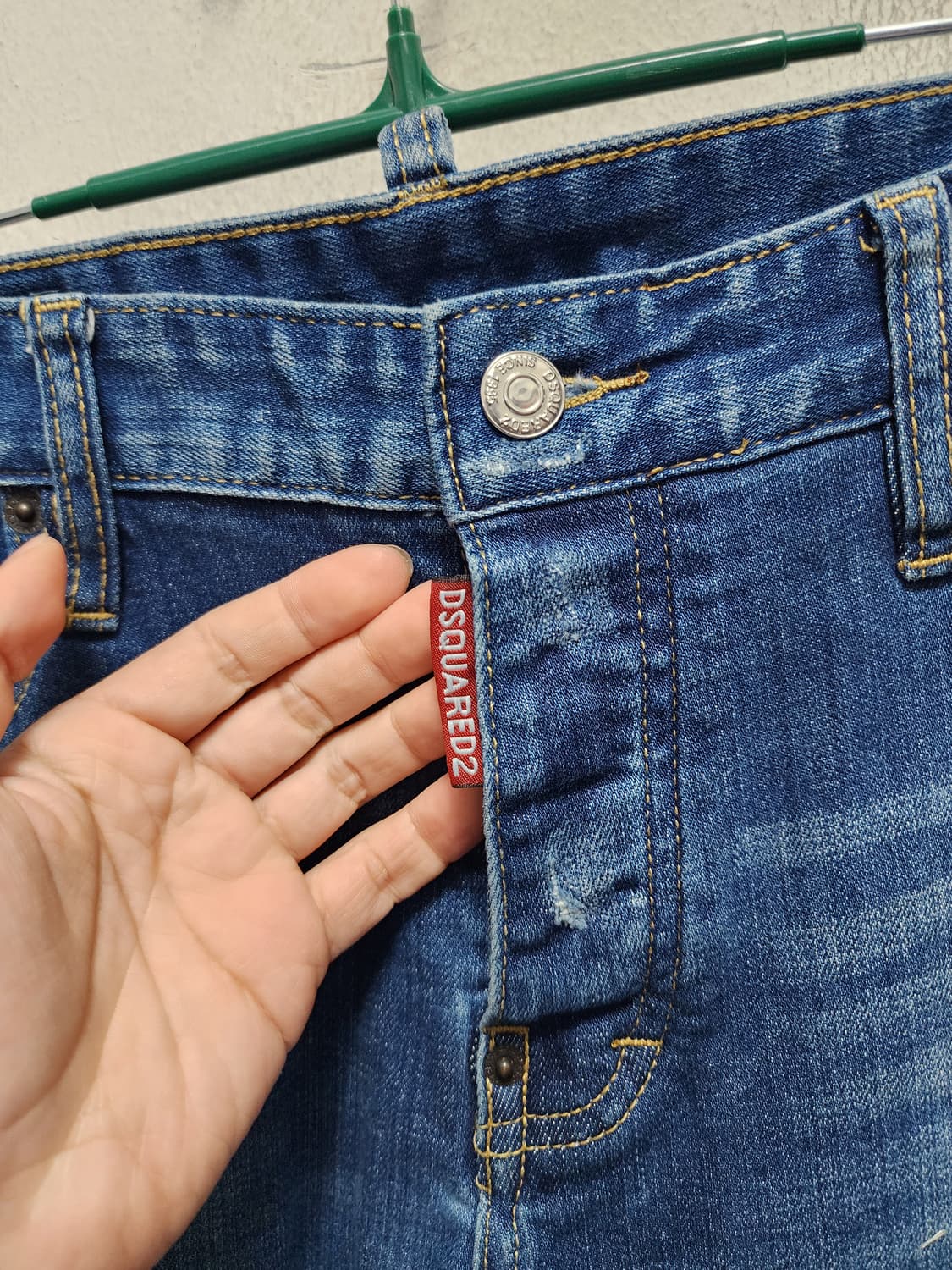 Dsquared2 패치워크 데님 청바지..  상품이미지4