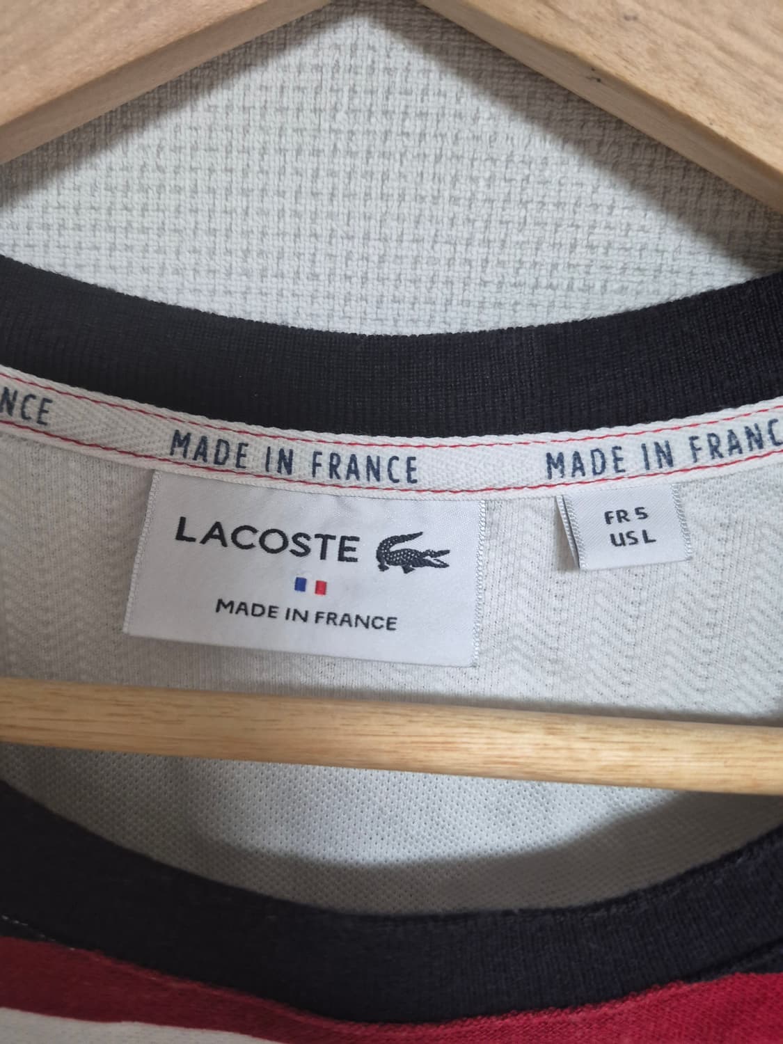 라코스테 프랑스 메이드 스트라이프 반팔티 L(5사이즈) 상품이미지2