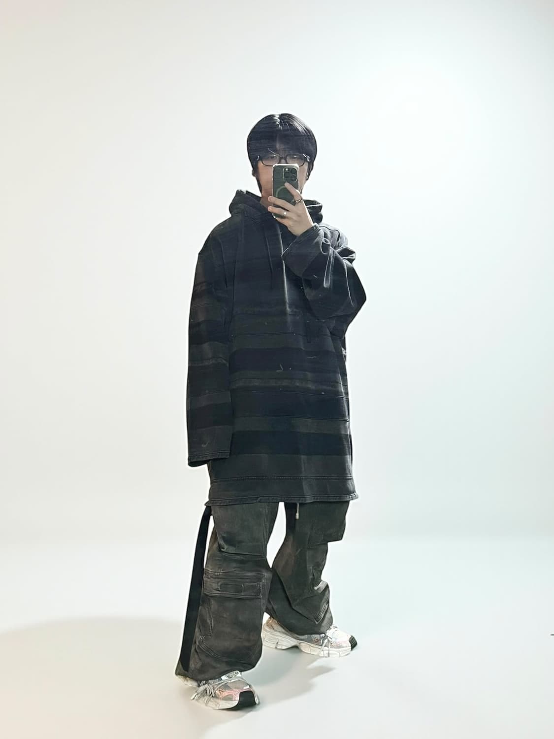 발렌시아가 20SS 워시드 오버 후디 M 상품이미지4