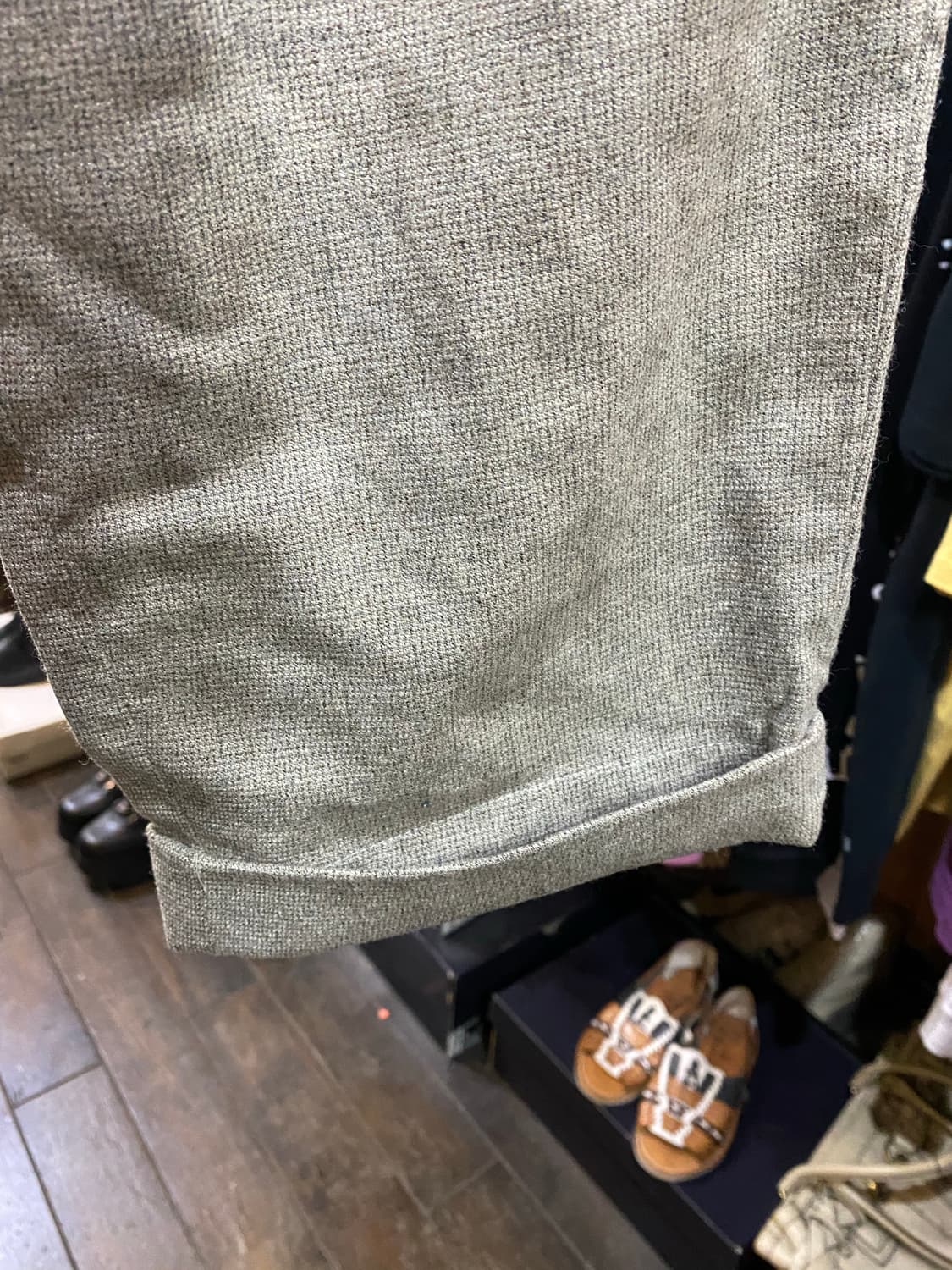 Yohji Yamamoto 요지 베이지 와일드 팬츠 상품이미지5