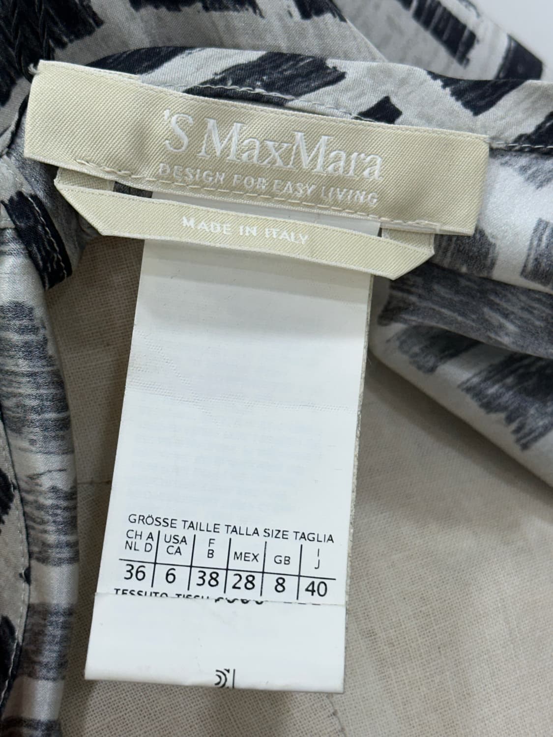 (미사용) 에스 막스마라 실크 블라우스 상품이미지7