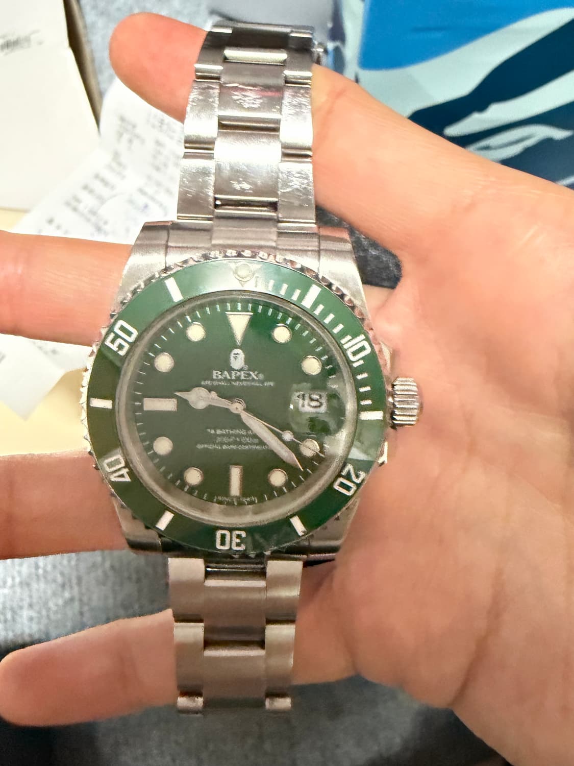 Bapex 베이펙스 타입1 서브마리너 헐크 상품이미지5