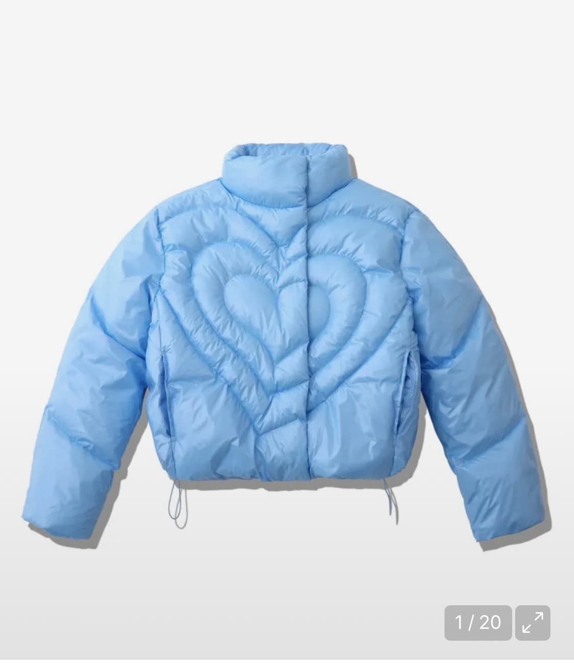 배드블루 하트 푸퍼자켓 패딩 상품이미지1