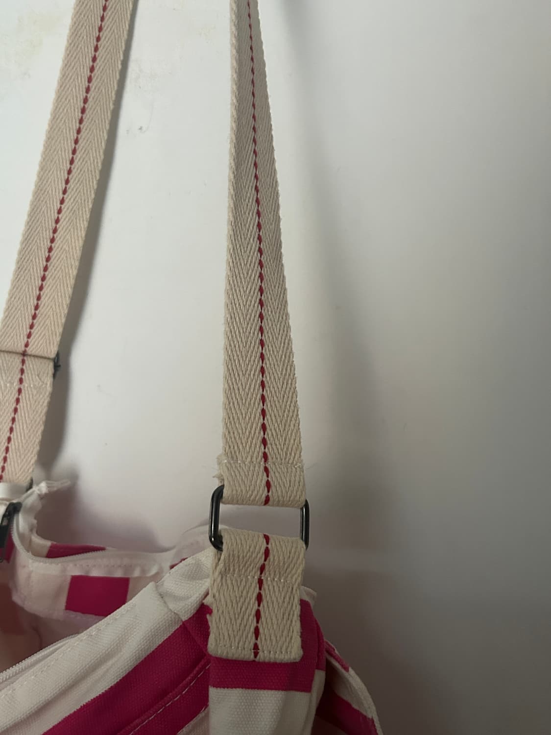 핑크 스트라이프 크로스백  상품이미지5