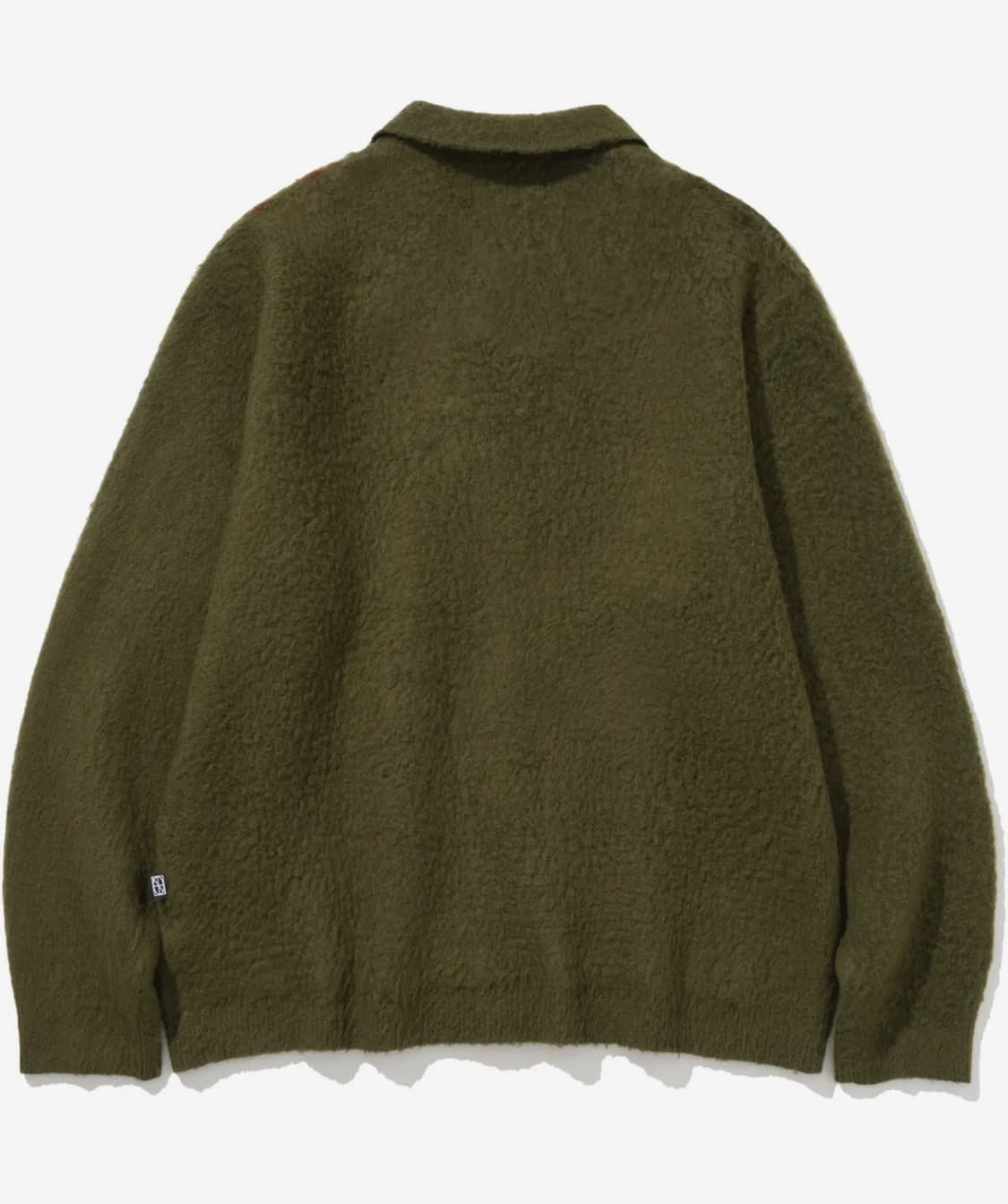 낫포너드 모헤어 가디건 카키 상품이미지3