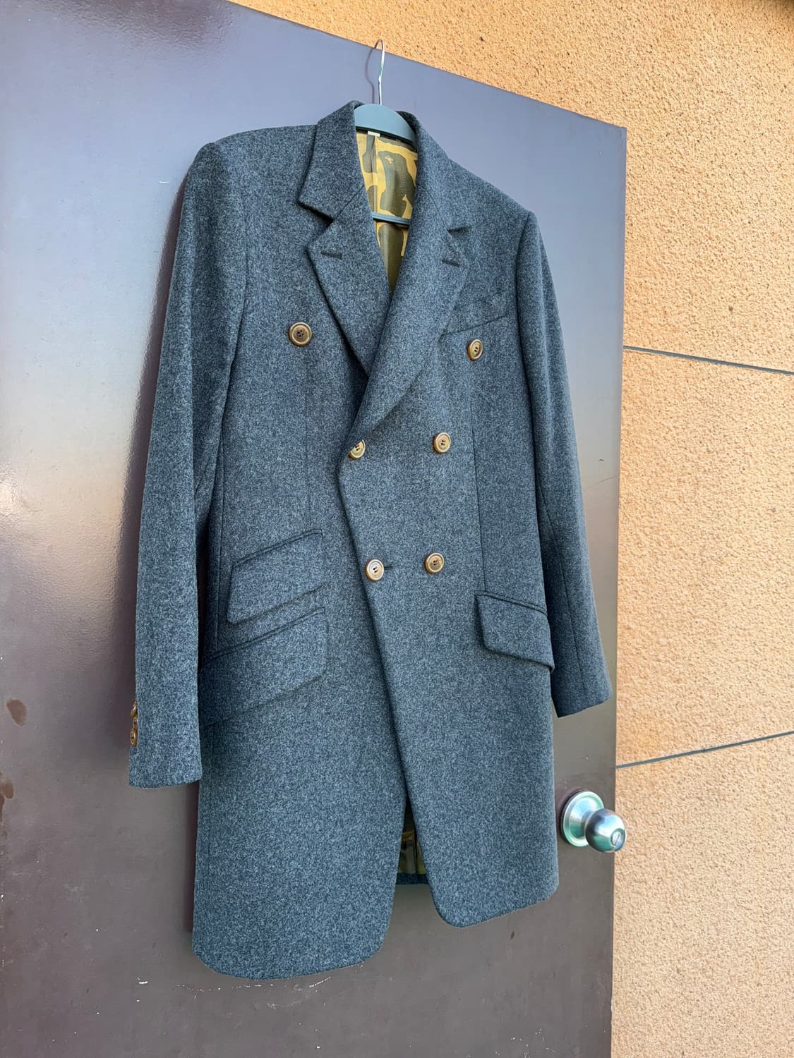 비비안 웨스트 우드 울 캐시미어 코트 상품이미지1