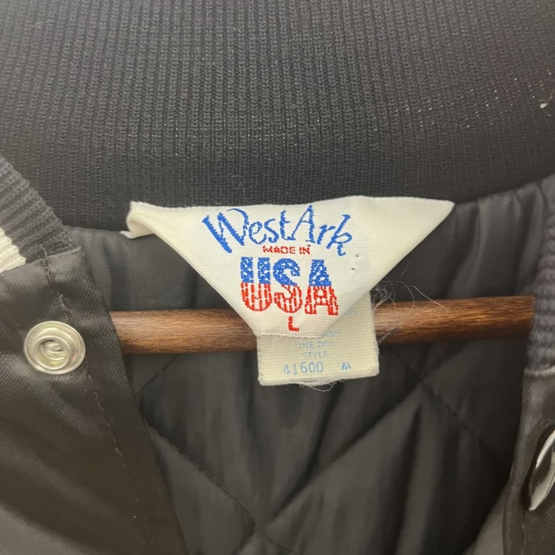 WESTARK USA 새틴 보헤미안 히피 바시티 자켓 L C12536 상품이미지5