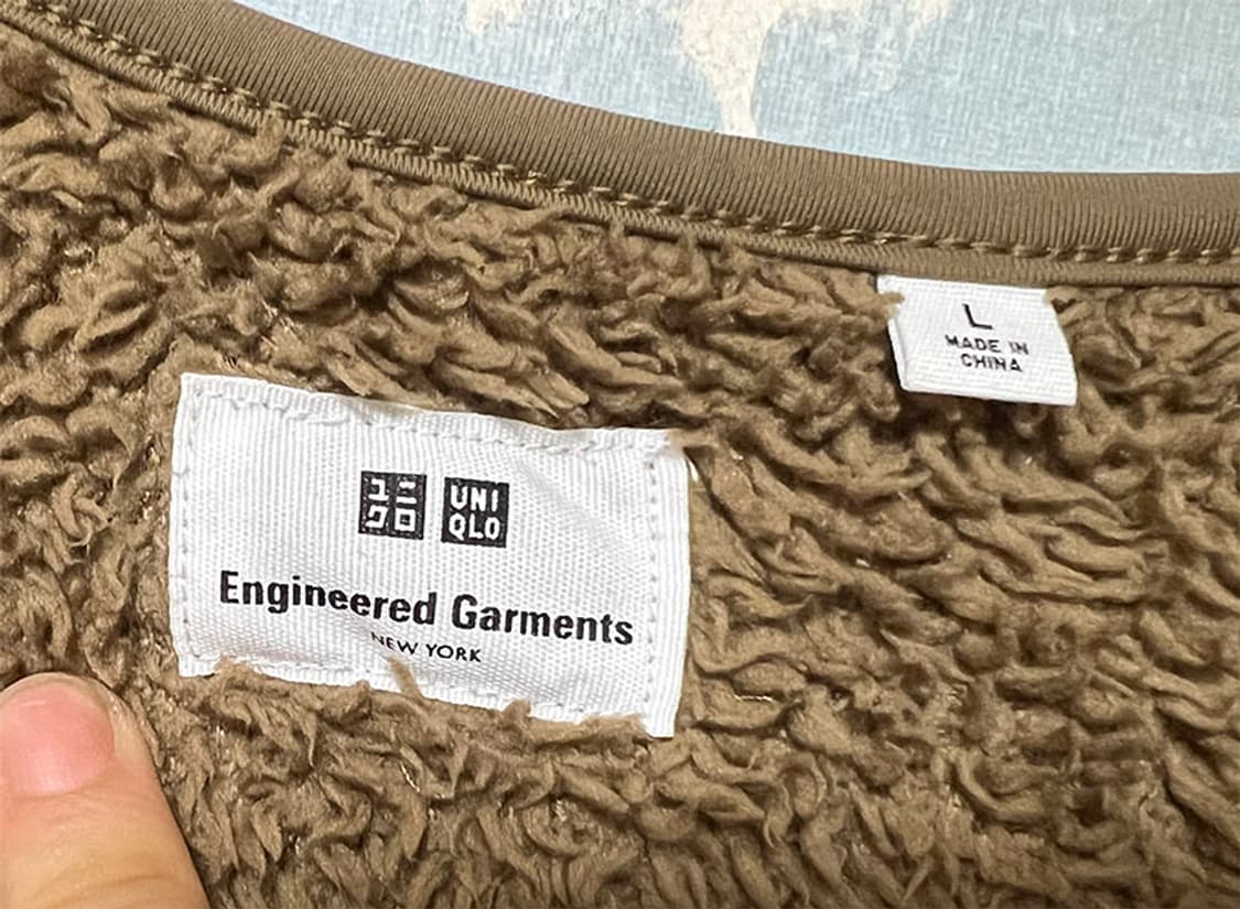 유니클로X엔지니어가먼츠 남자 풀오버 맨투맨 L 100  상품이미지3