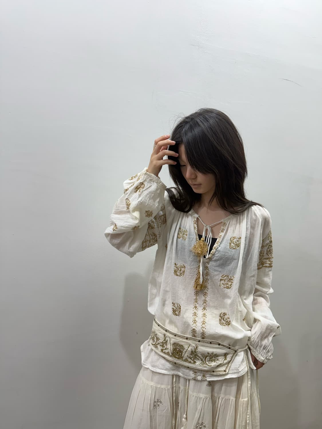 GOA 보헤미안 무드 블라우스 상품이미지3