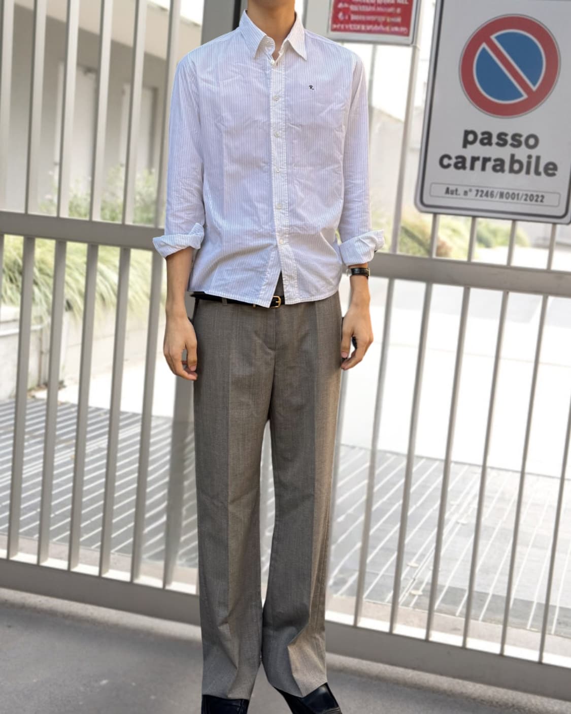 Raf Simons Stripe shirt 상품이미지1