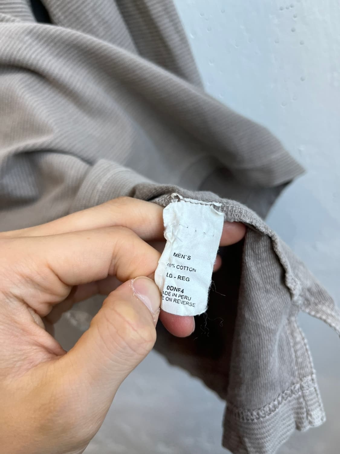 엘엘빈 립 헨리넥 롱슬리브 Made in PERU 상품이미지7