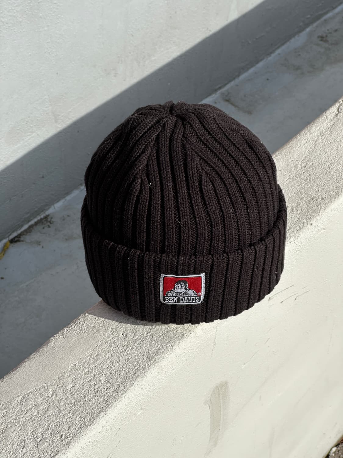 [F] 벤 데이비스 로고 블랙 비니 모자 상품이미지1