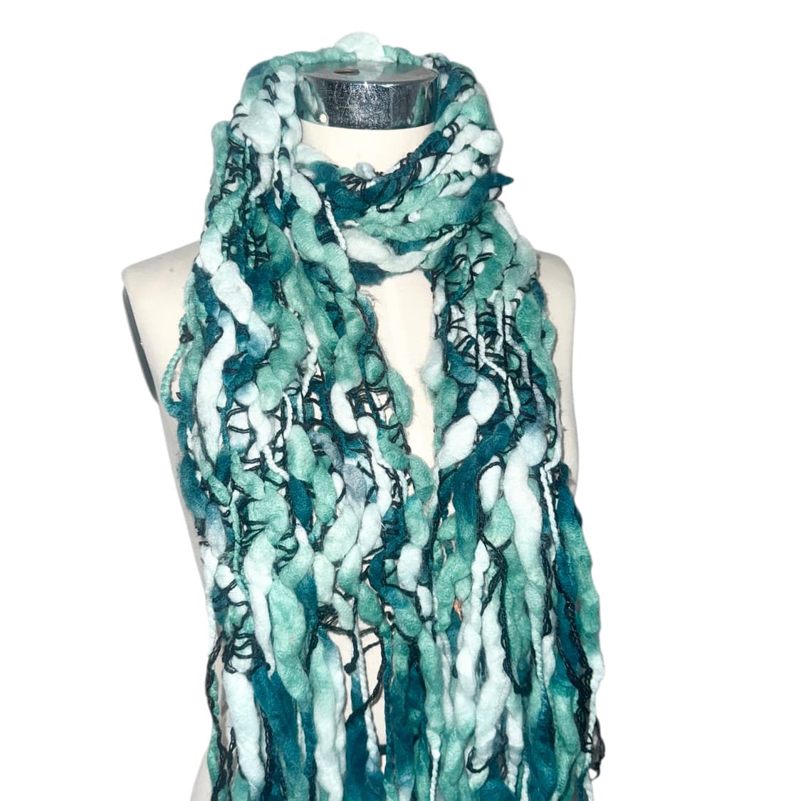 Green Moss Pom Pom Muffler 상품이미지1