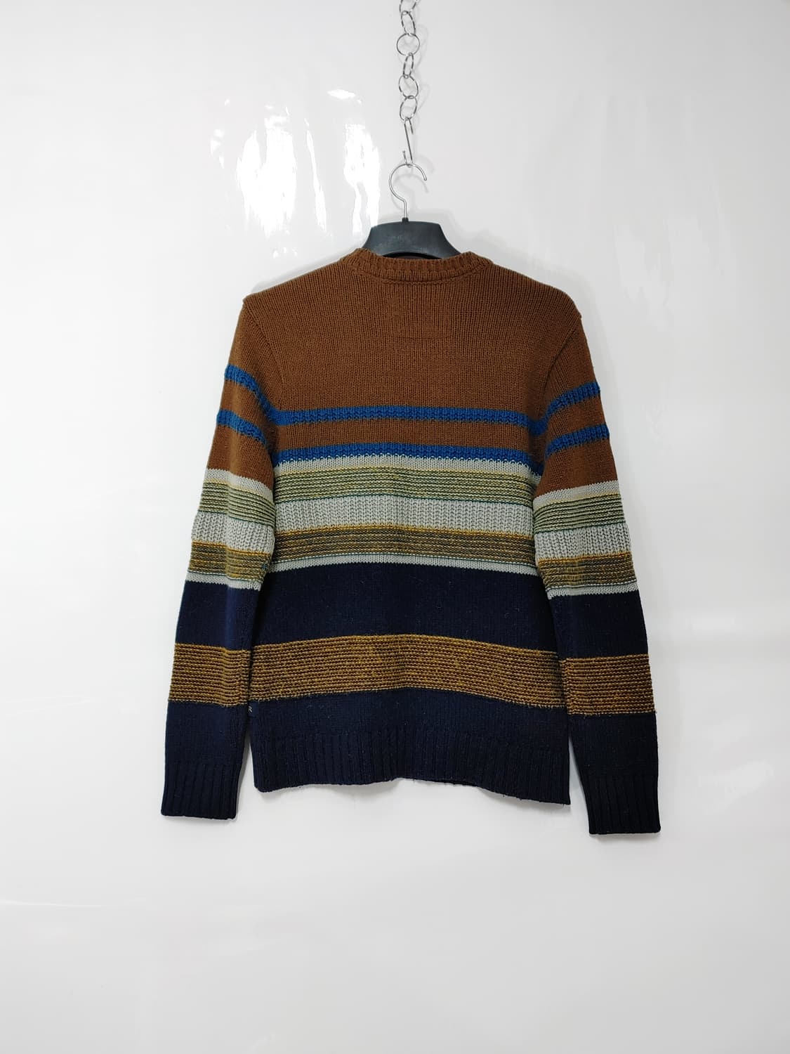 series 시리즈 남성 단가라 긴팔니트티 상품이미지2