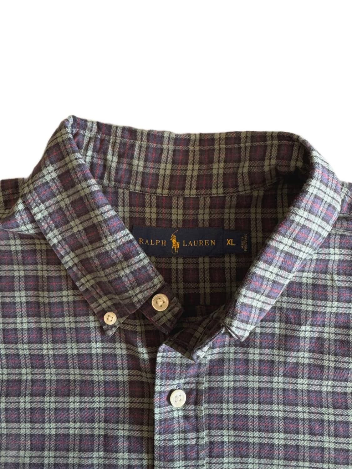 폴로 랄프로렌 버튼다운 체크 셔츠 상품이미지4