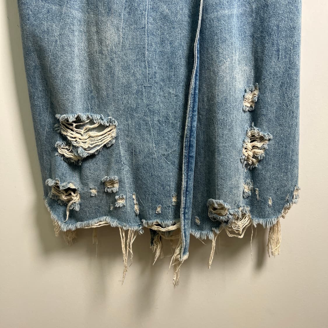 18SS 알렉산더 왕 맥시 데님 트렌치 코트 XS 상품이미지5