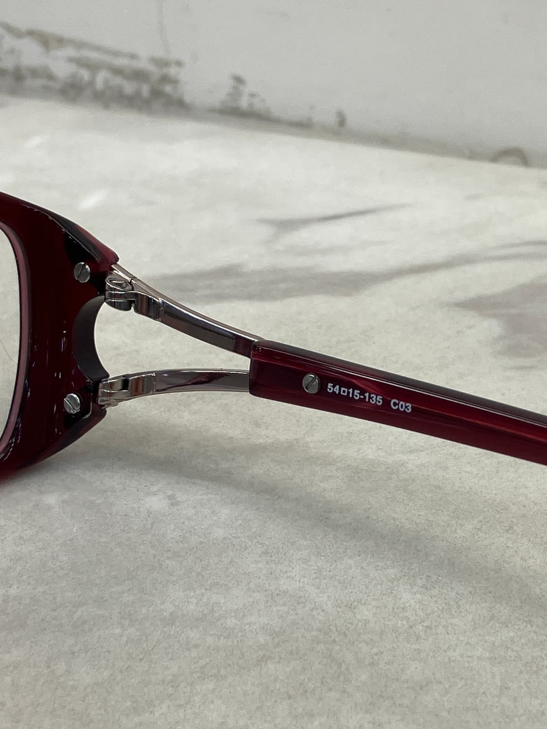 셀린디옹 Celine Dion 바이올렛 소프트 스퀘어 큐빅 뿔테 안경 상품이미지6