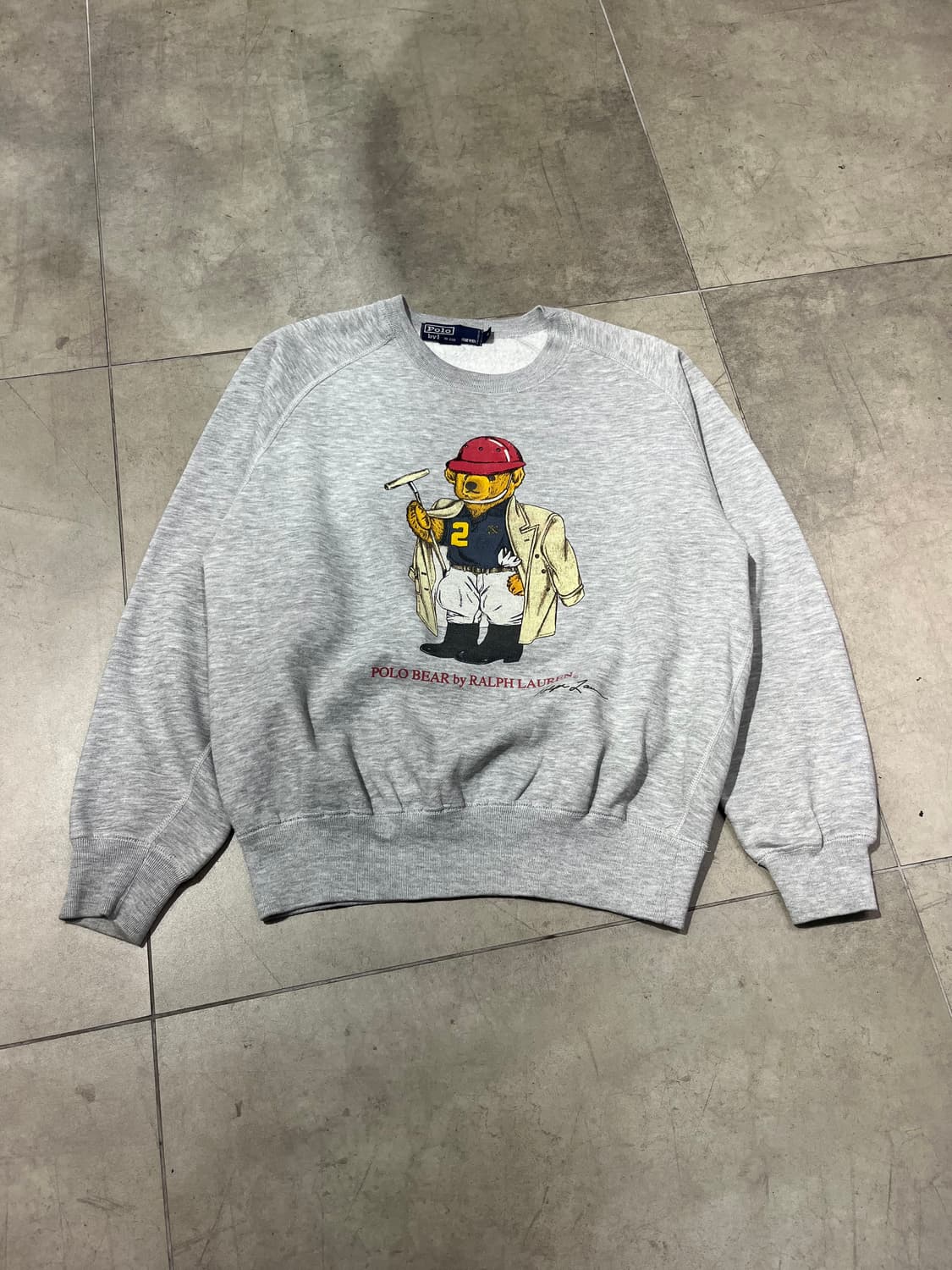 90s 폴로 랄프로렌 베어 맨투맨 상품이미지1