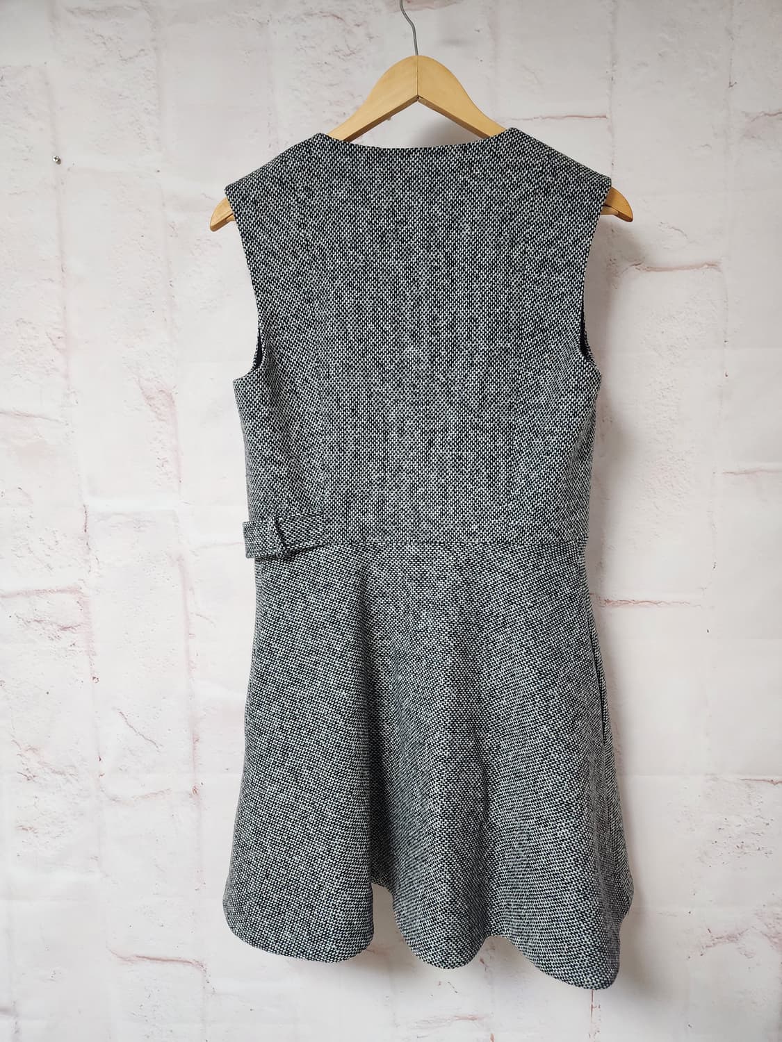 cos 트위드 미니랩 스타일 플레어 미디 원피스 상품이미지2