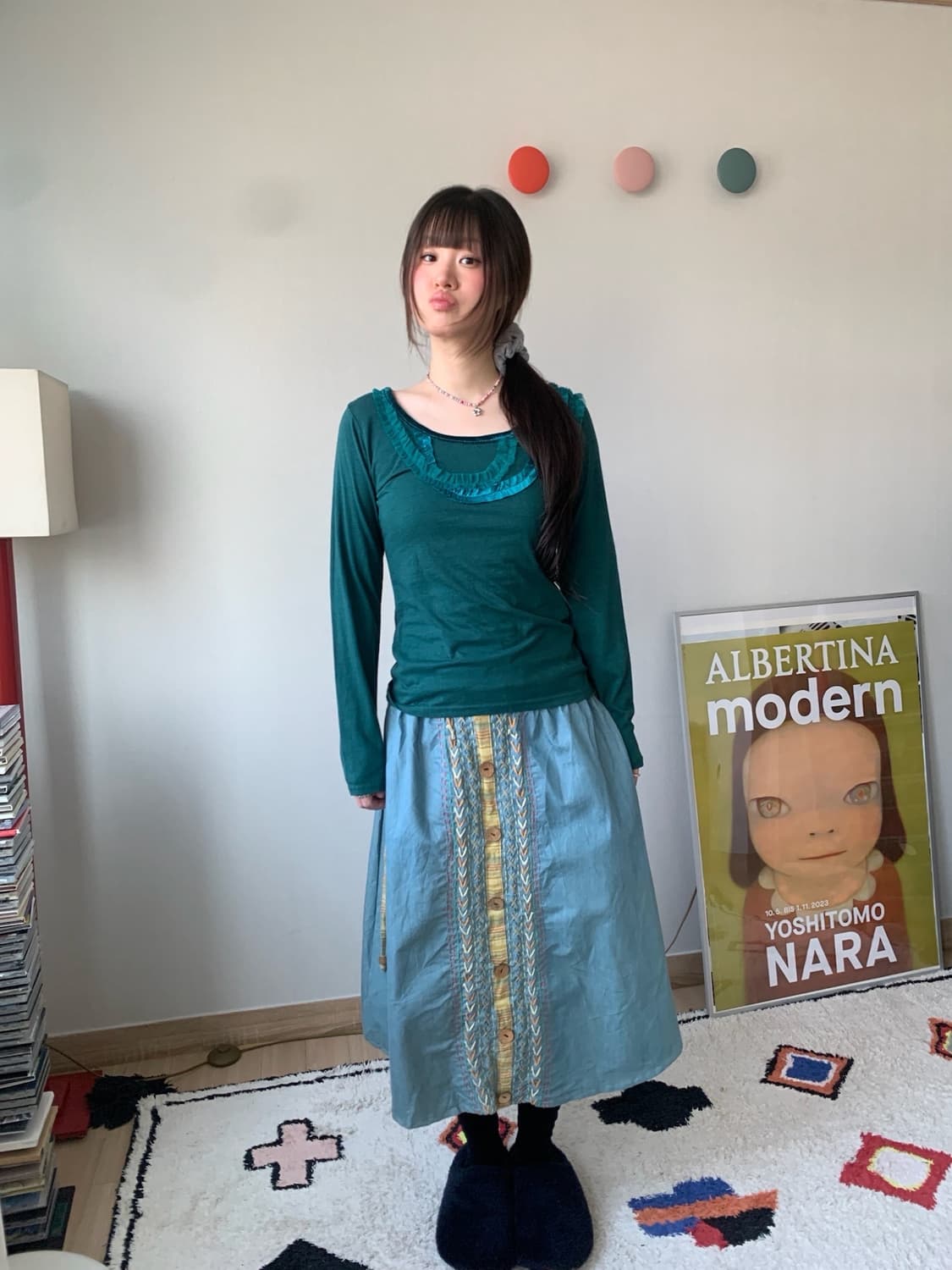 ethnic Embroidery skirt 상품이미지2