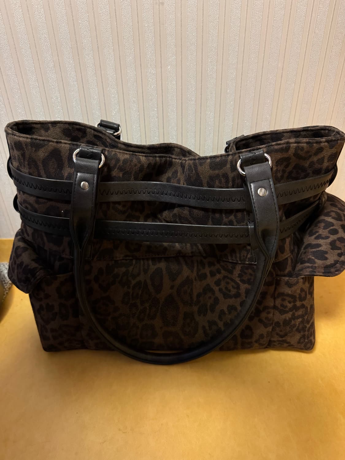 스퀘어라인 레오파드 백 상품이미지5