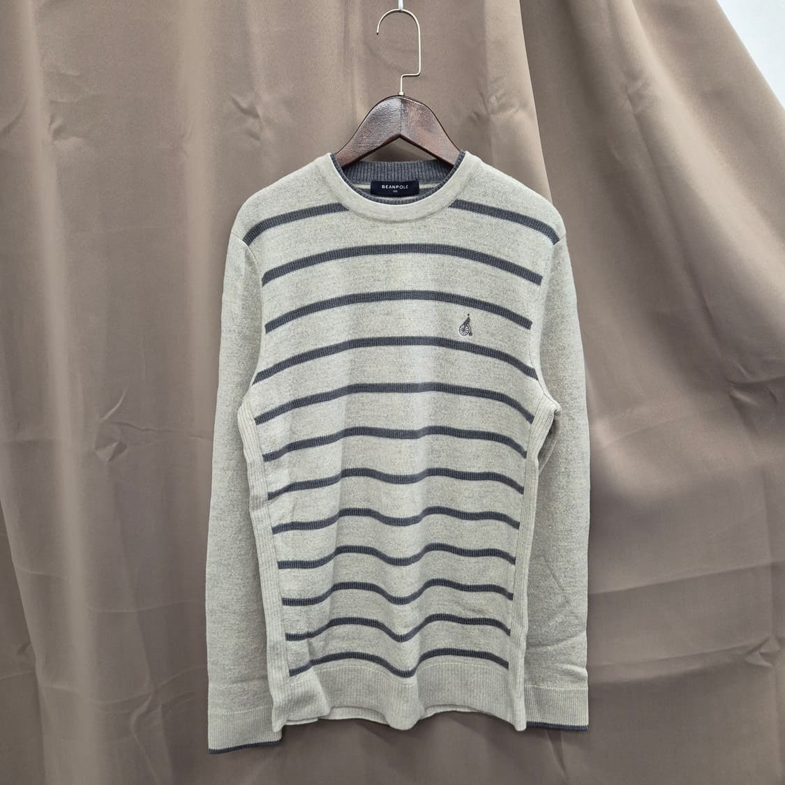 빈폴 스트라이프 라운드넥 풀오버 니트 상품이미지1