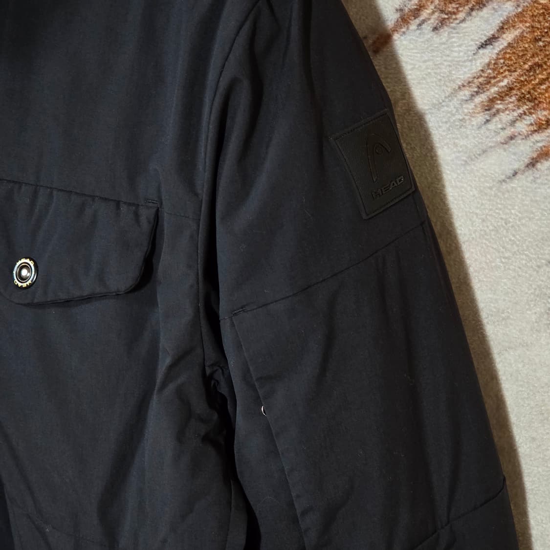 헤드 빈티지 블랙 패딩 점퍼 상품이미지4