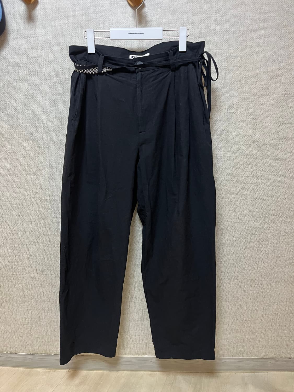 혜인서 벨트 와이드 팬츠 상품이미지4