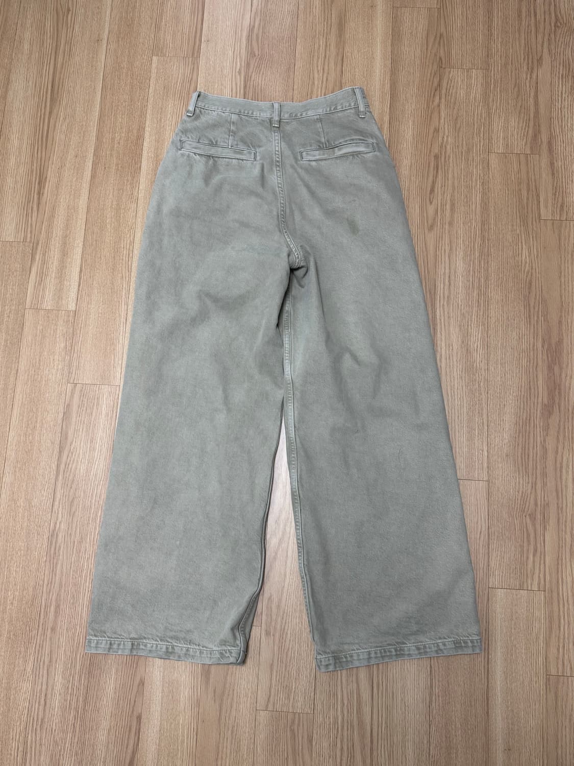 COS 와이드레드 데님 팬츠 그레이베이지 36 상품이미지4
