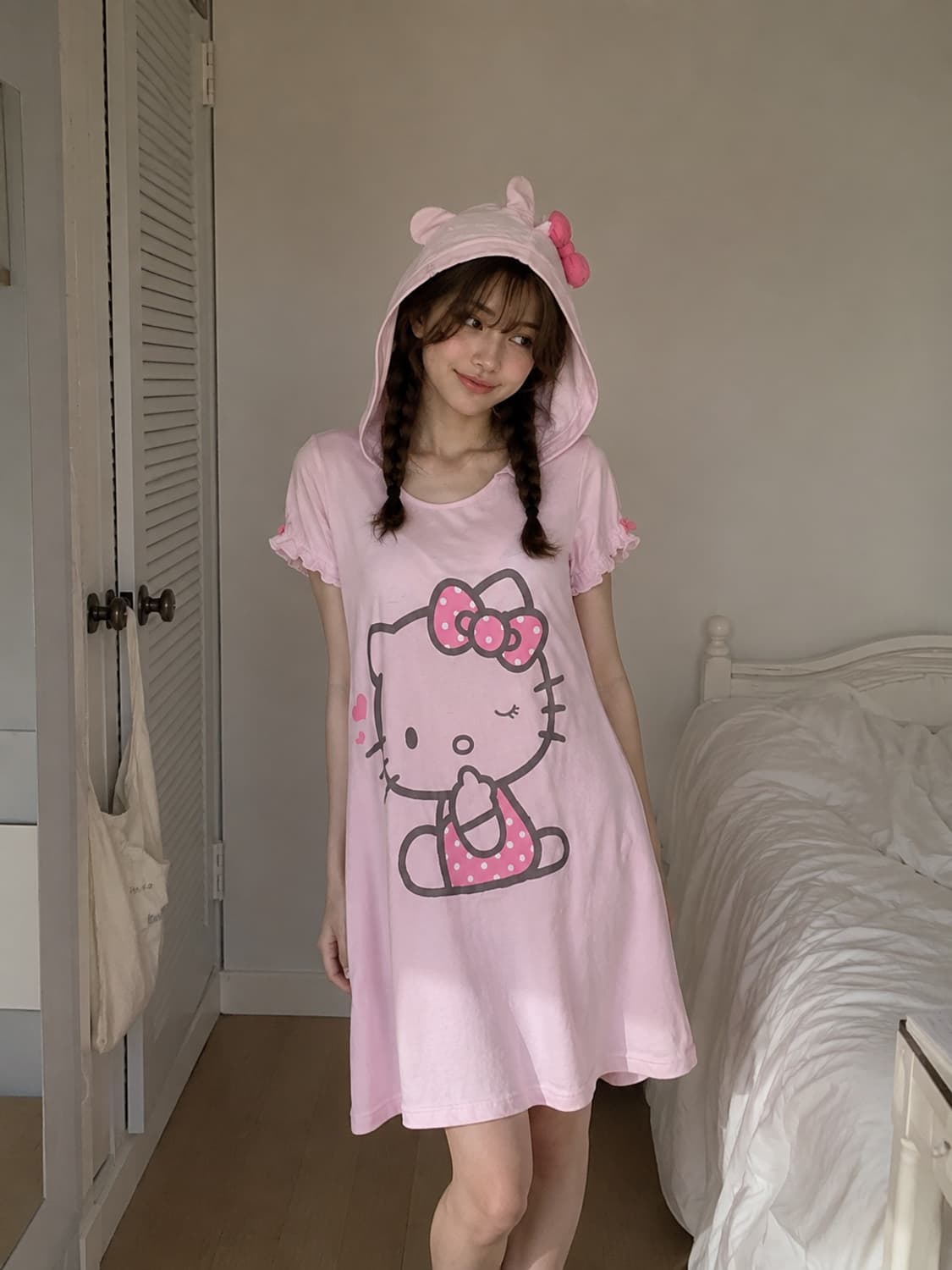 Hello kitty one-piece pajama 🎀 상품이미지2