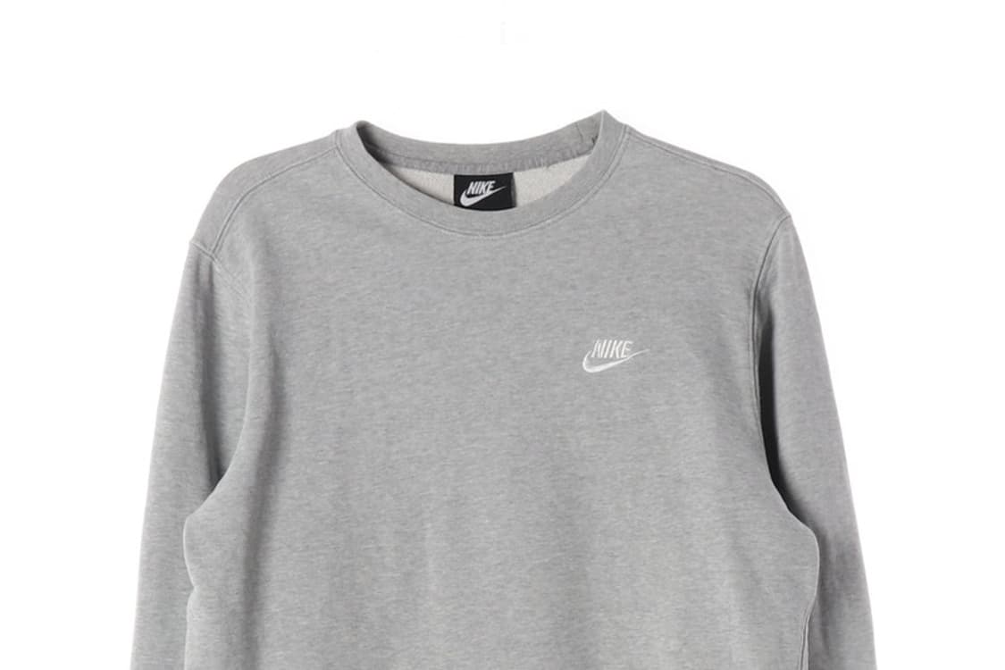 나이키 미니 스우시 자수 그레이 맨투맨 M 상품이미지3